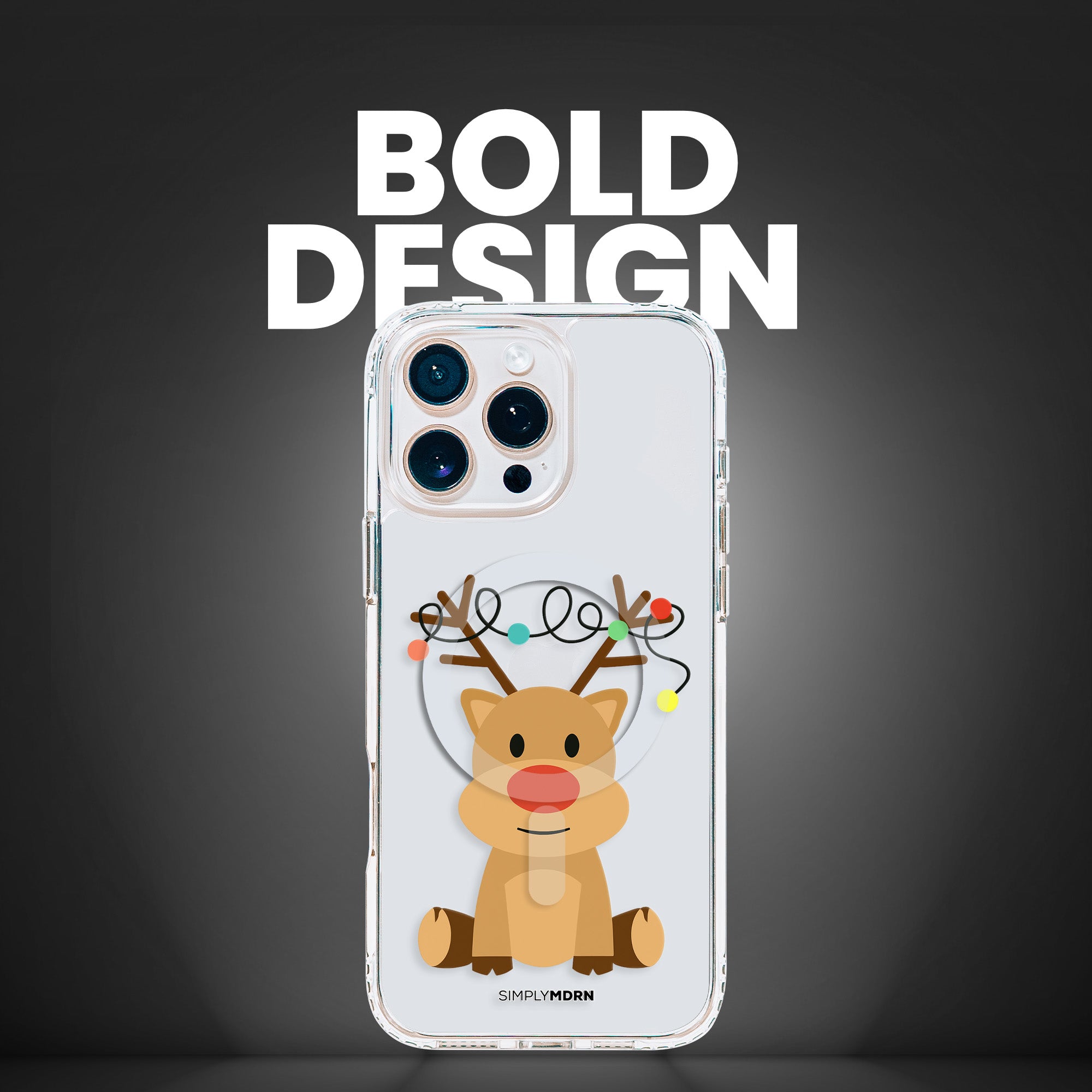 OH DEER! REINDEER [CLEAR MAGSAFE]