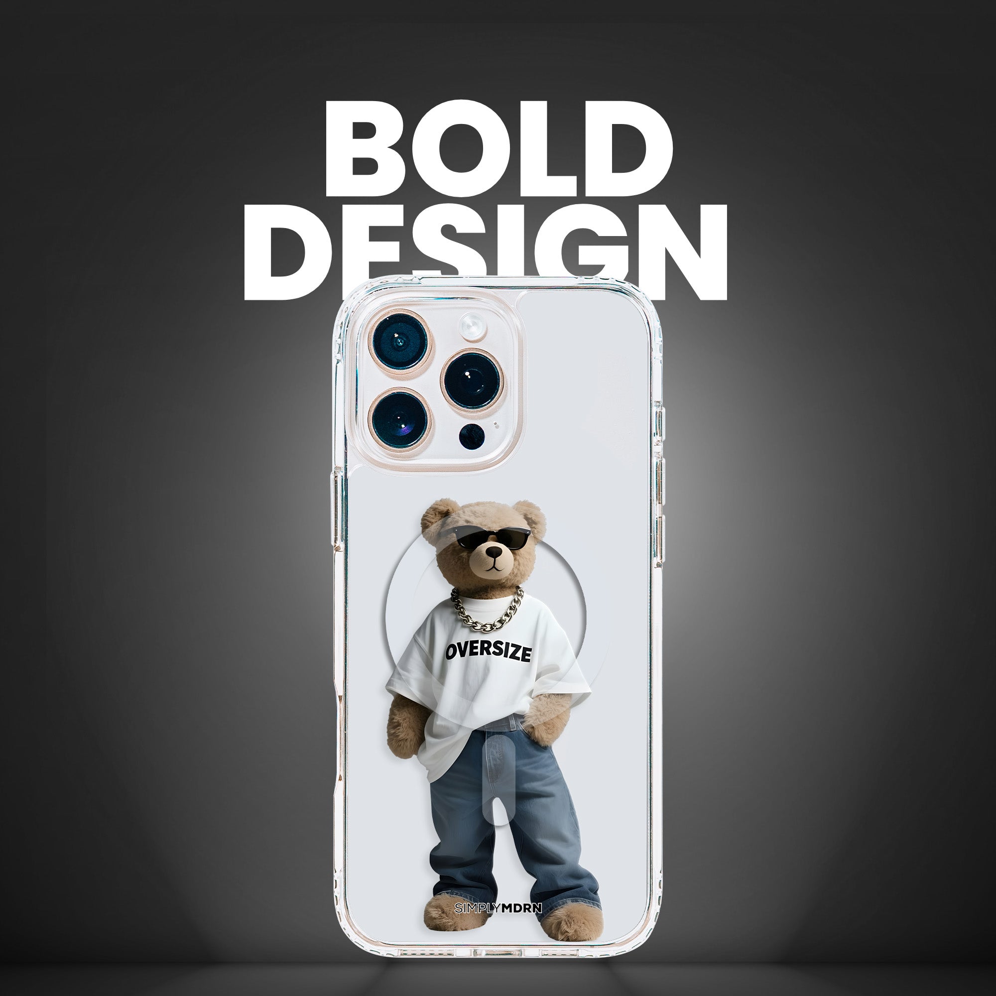 OVERSIZE BEAR [CLEAR MAGSAFE]