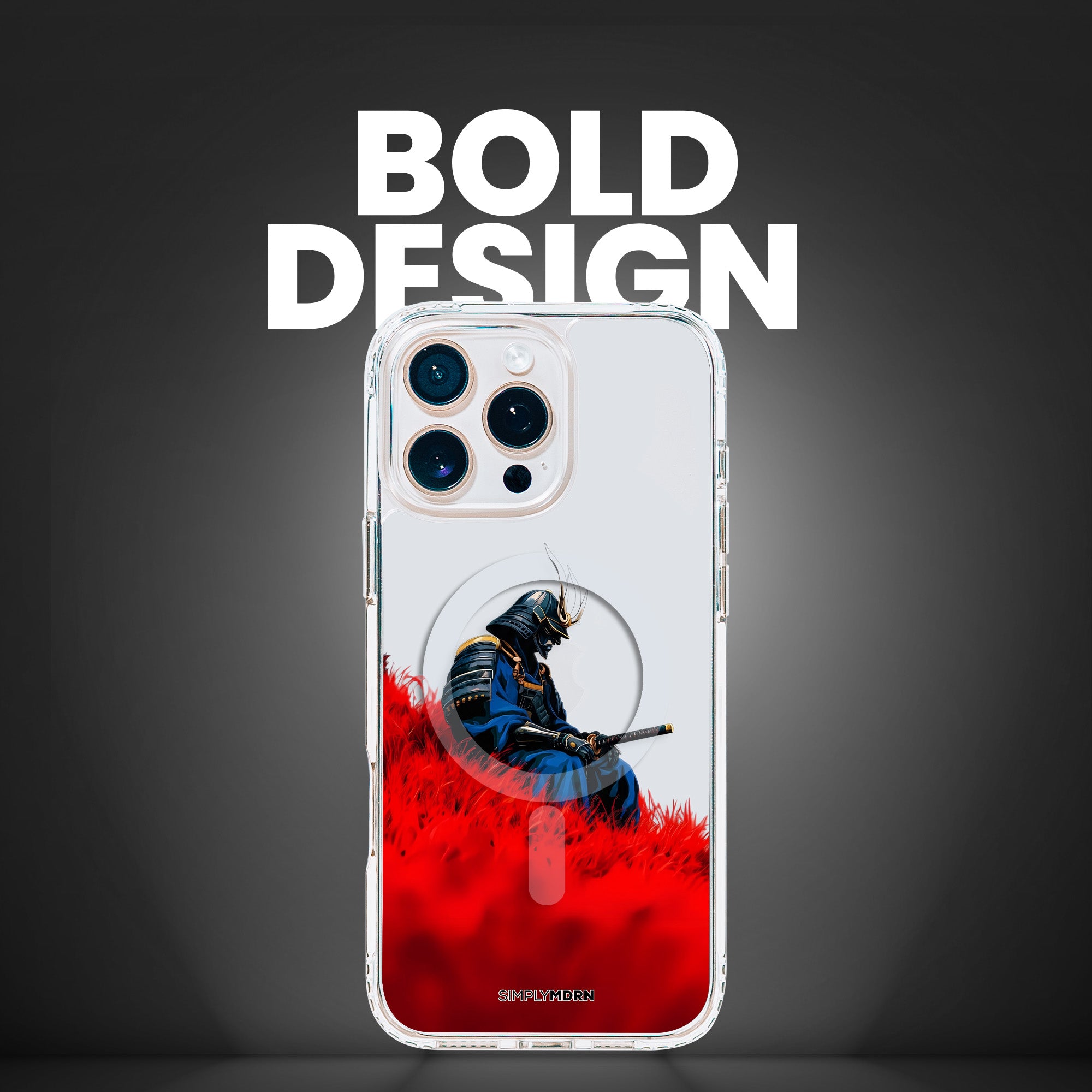 RED SAMURAI REVERIE [CLEAR MAGSAFE]