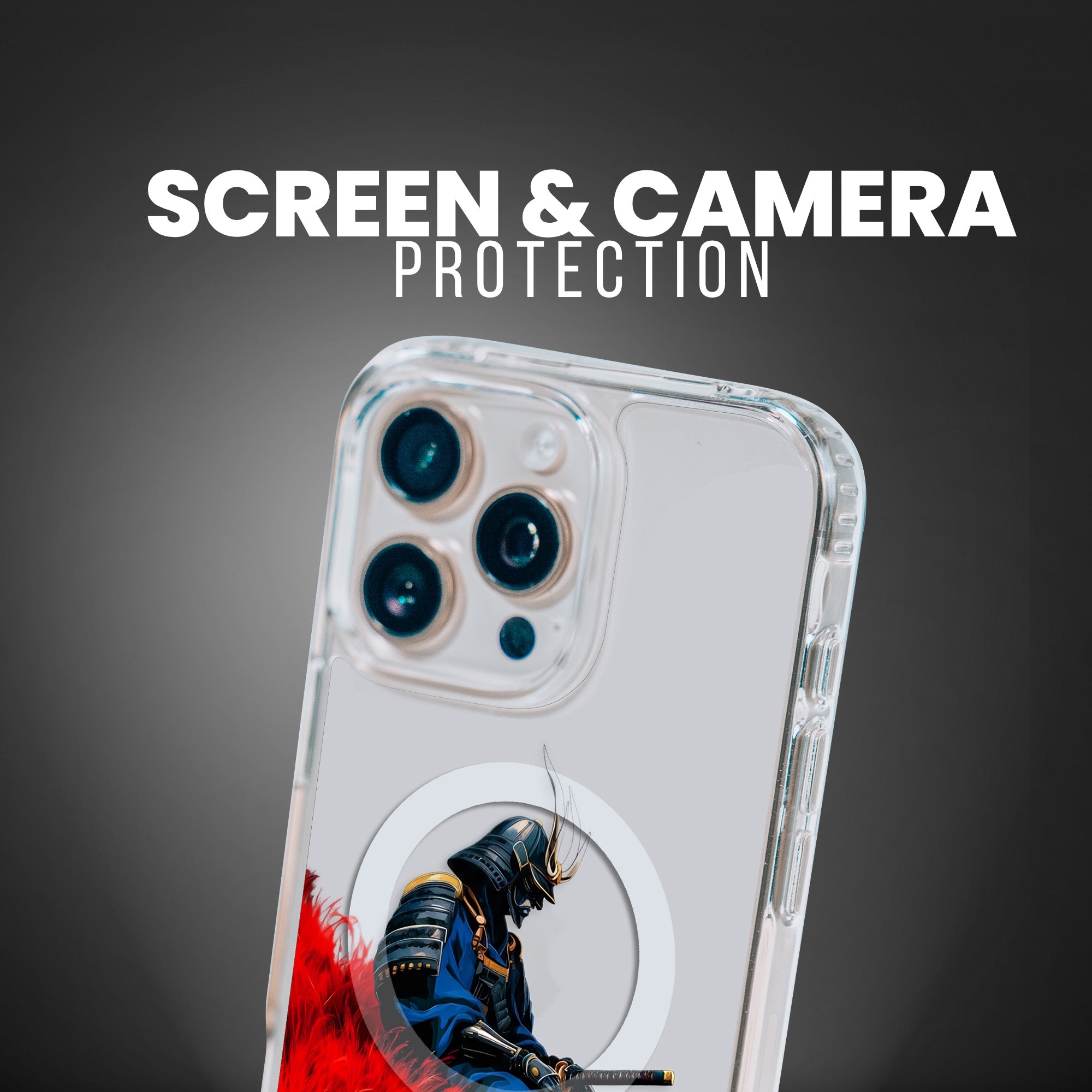 RED SAMURAI REVERIE [CLEAR MAGSAFE]