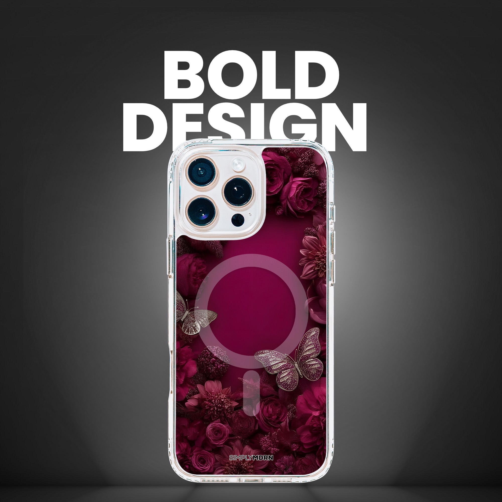 ROYAL BLOOM FRAME [CLEAR MAGSAFE]