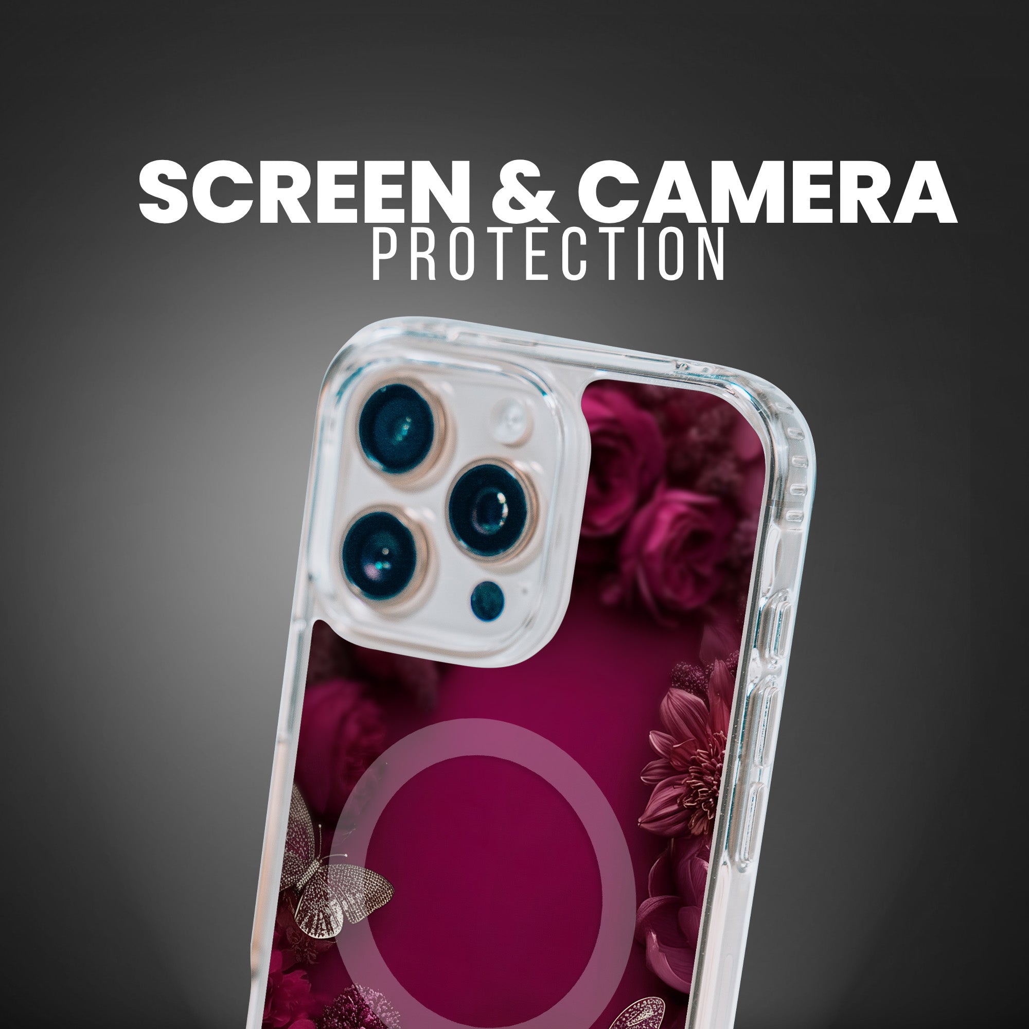 ROYAL BLOOM FRAME [CLEAR MAGSAFE]