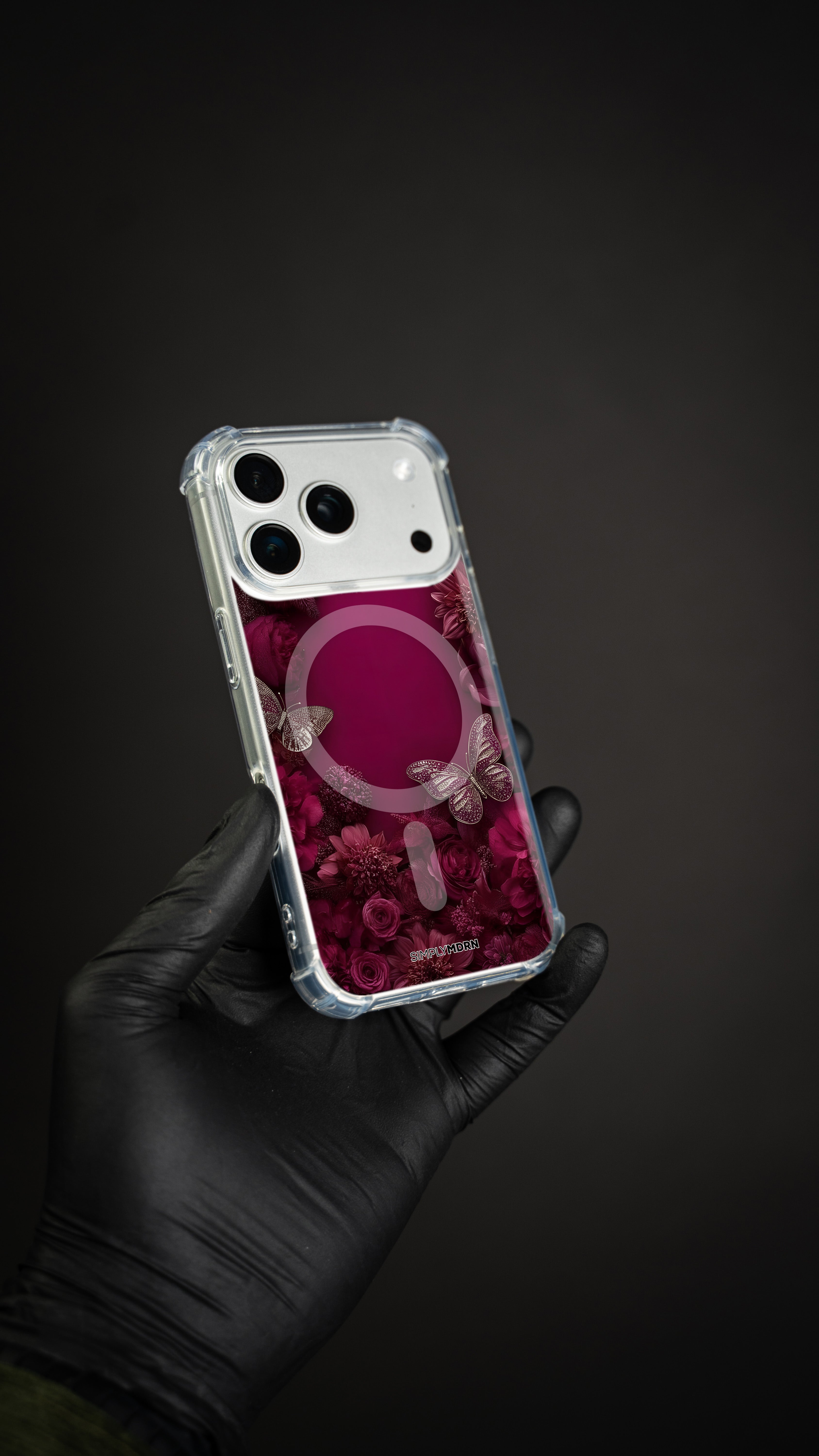 ROYAL BLOOM FRAME [CLEAR MAGSAFE]