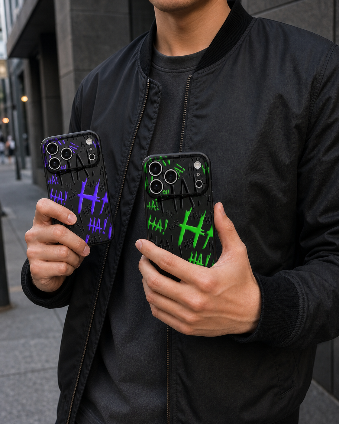 JOKSTER Purple and JOK3STER Green case 2-pack - LIST5
