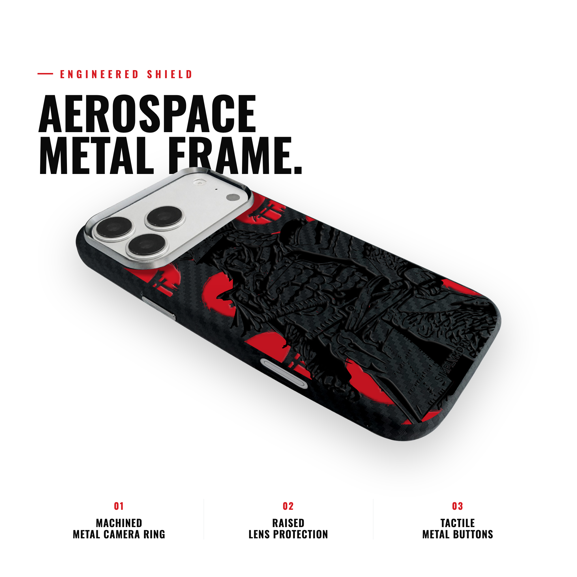 SHIREI KAN Carbon [S2] iPhone case image 3