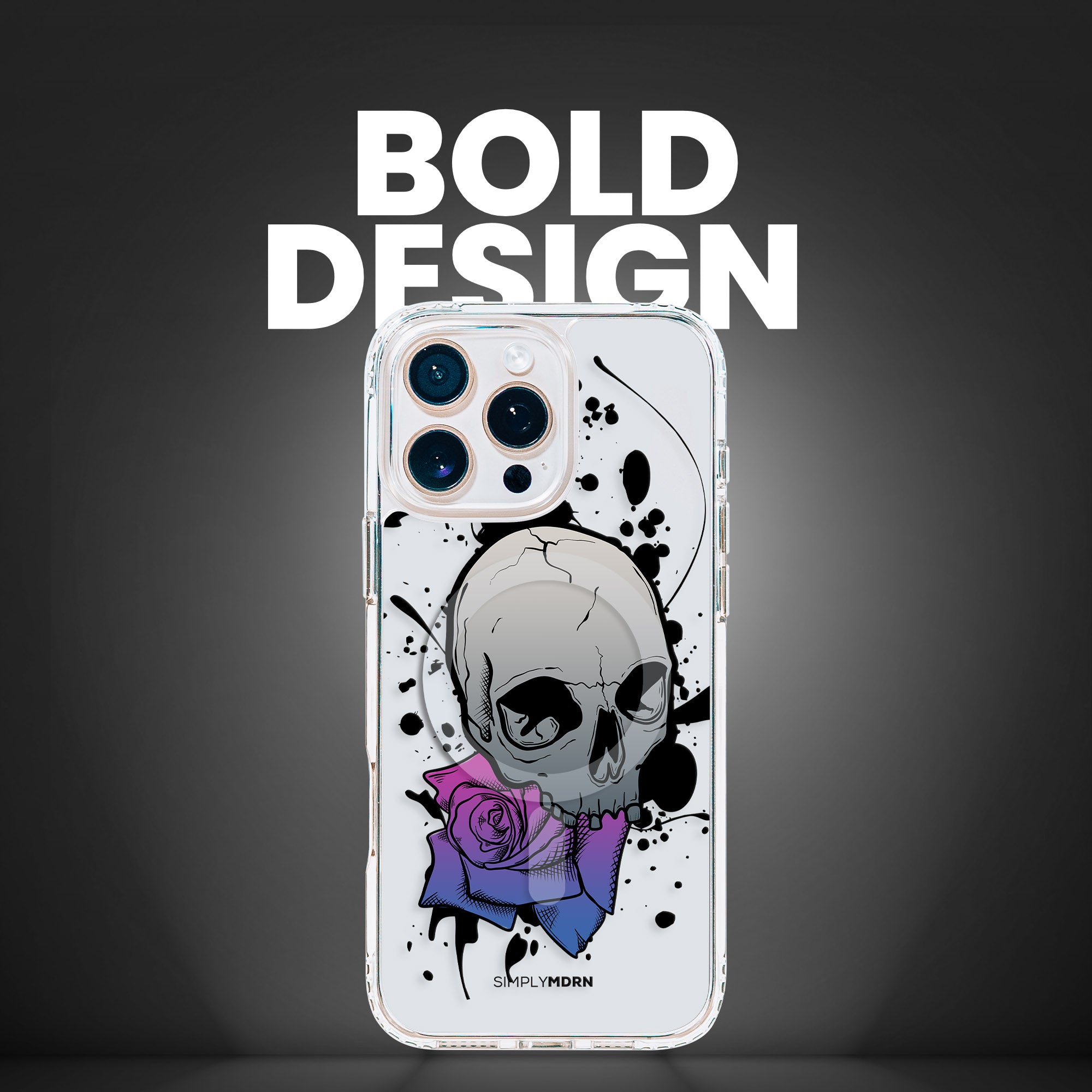 SKULL & PETALS [CLEAR MAGSAFE]