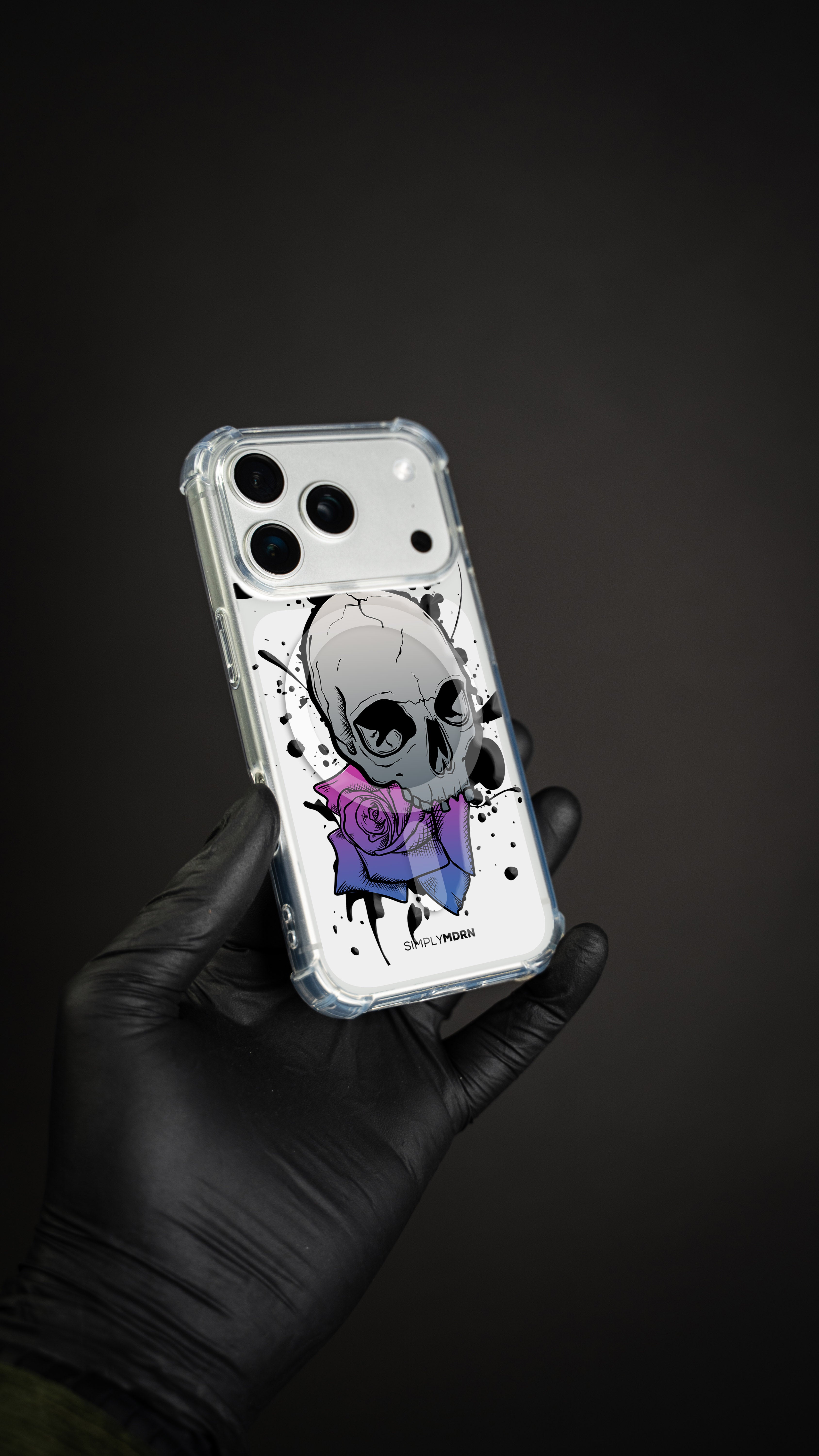 SKULL & PETALS [CLEAR MAGSAFE]