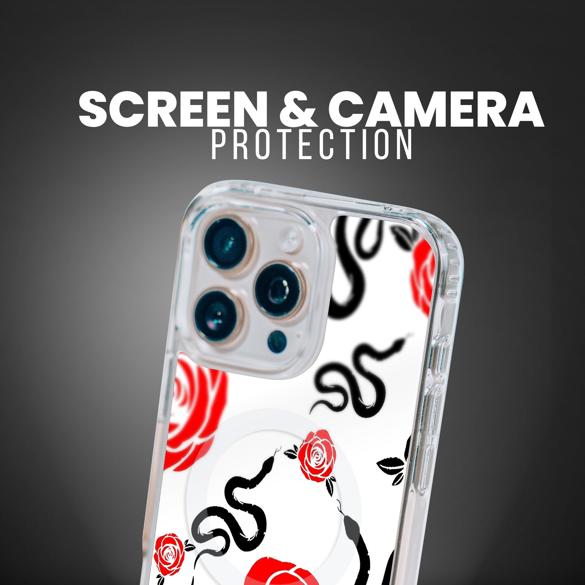 SNAKES AND ROSES [CLEAR MAGSAFE]