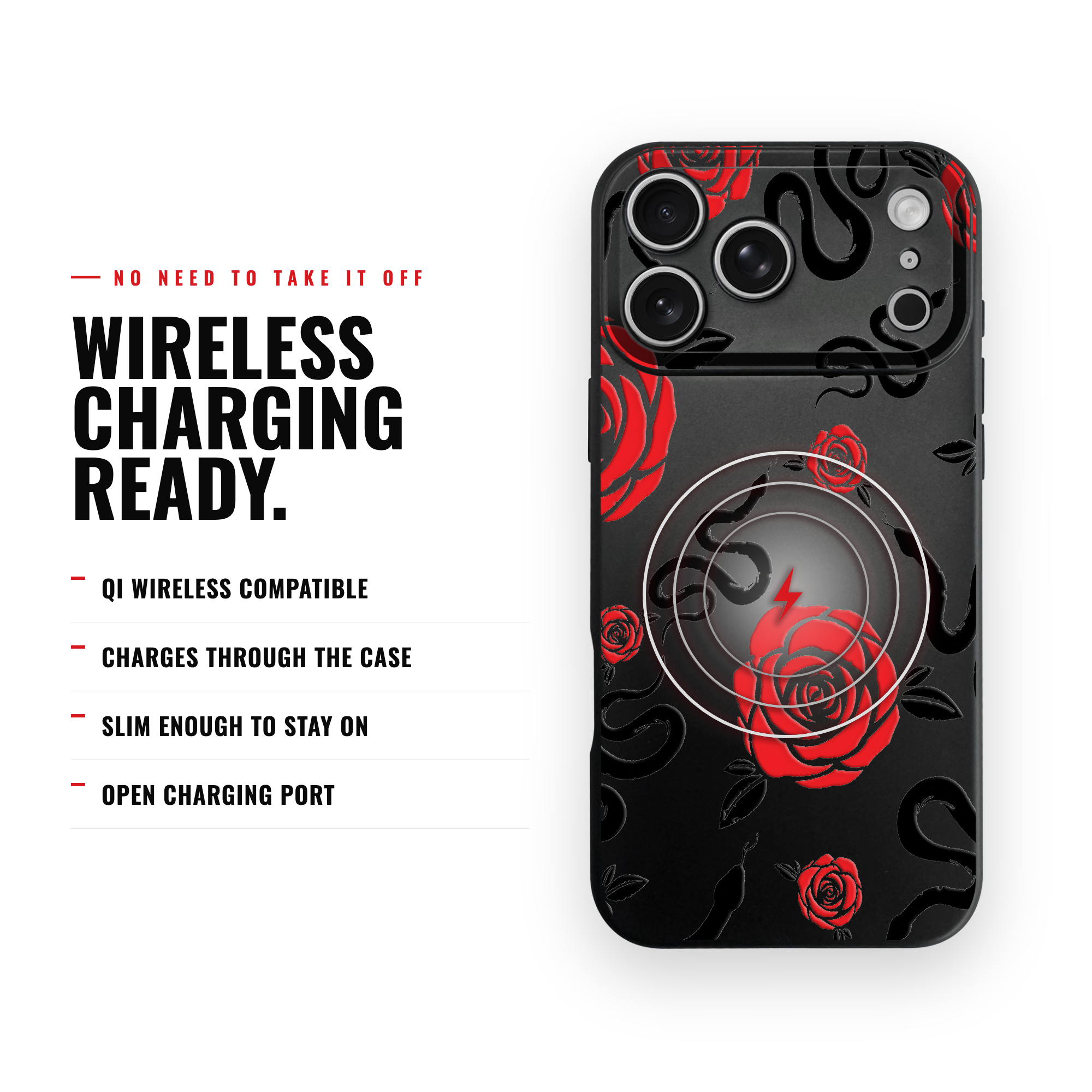 SNAKES AND ROSES Slim [S2] iPhone case image 4