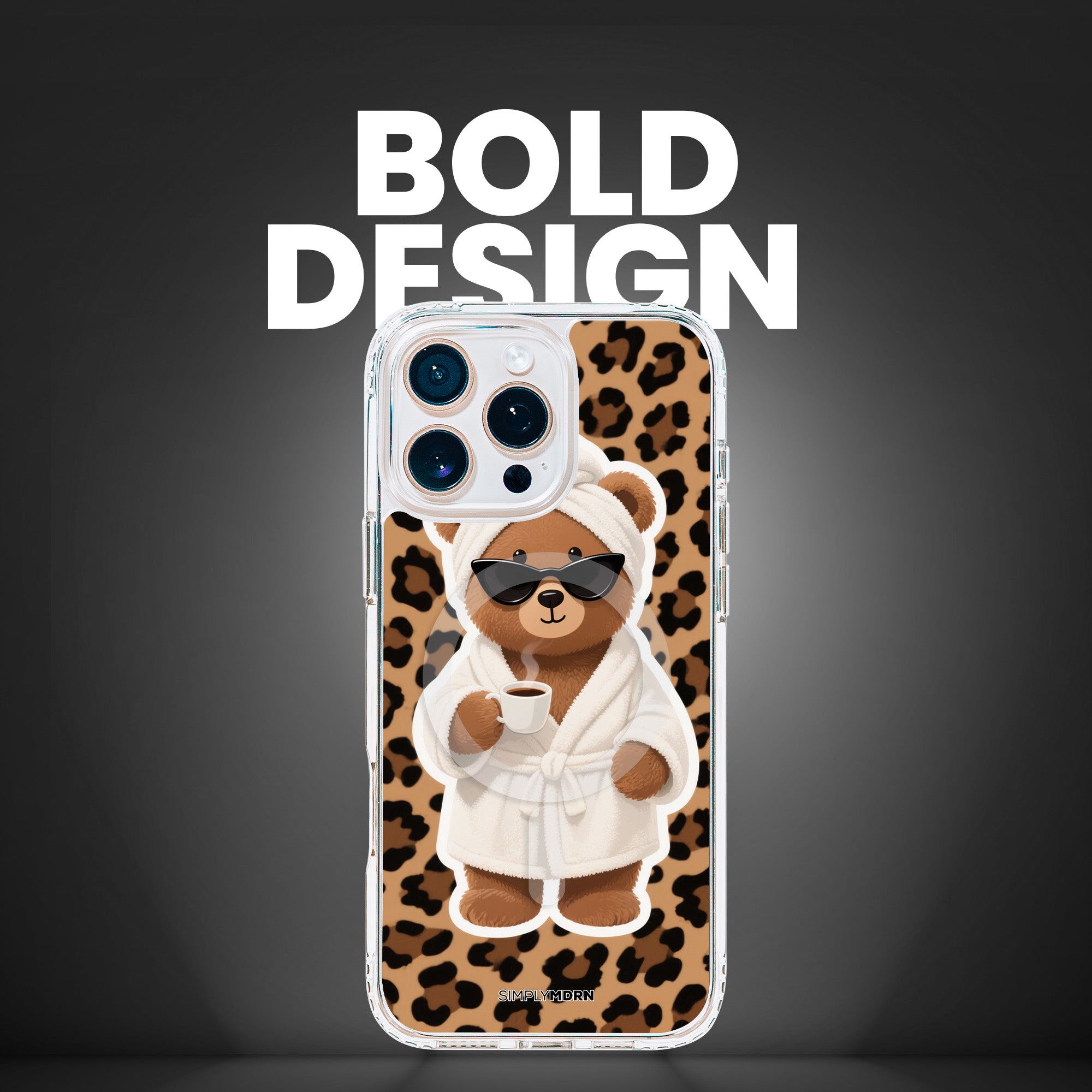 STYLISH TEDDY [CLEAR MAGSAFE]