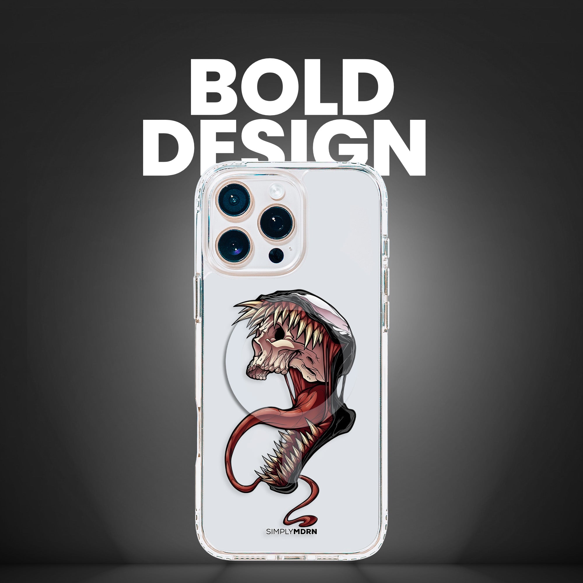 SKULL VENOM BITE [CLEAR MAGSAFE]