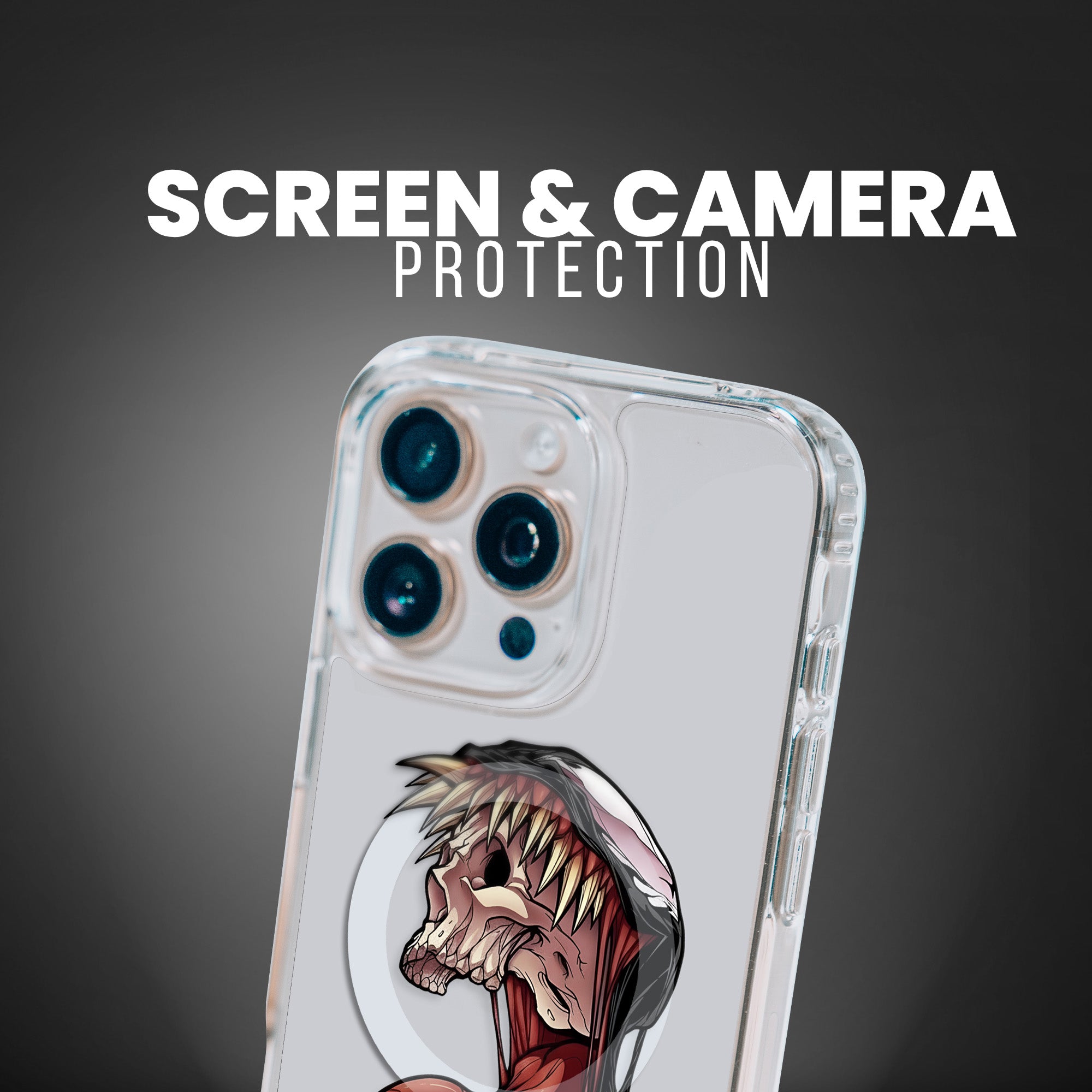 SKULL VENOM BITE [CLEAR MAGSAFE]