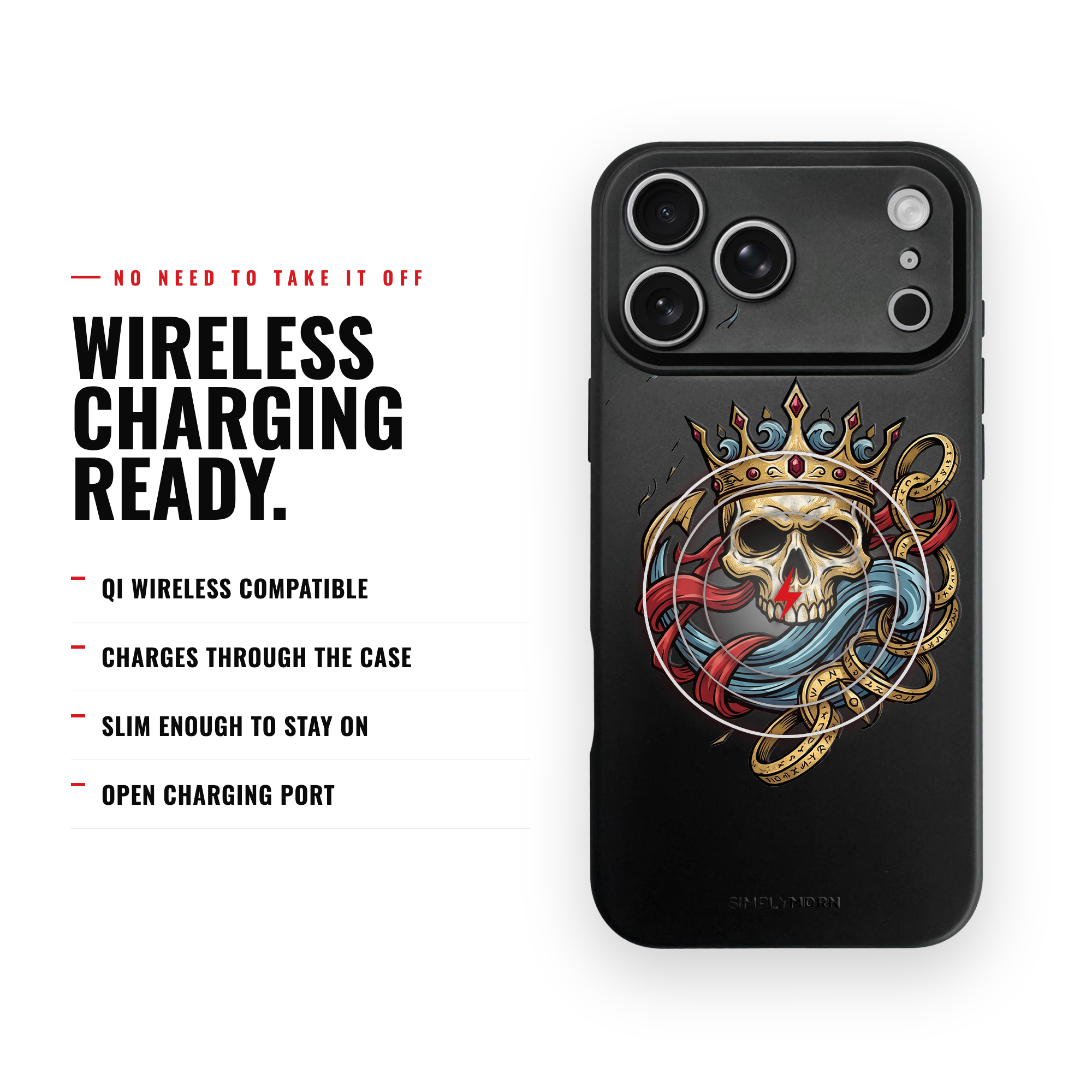 SKULLWAKE01 Slim [S2] iPhone case image 4