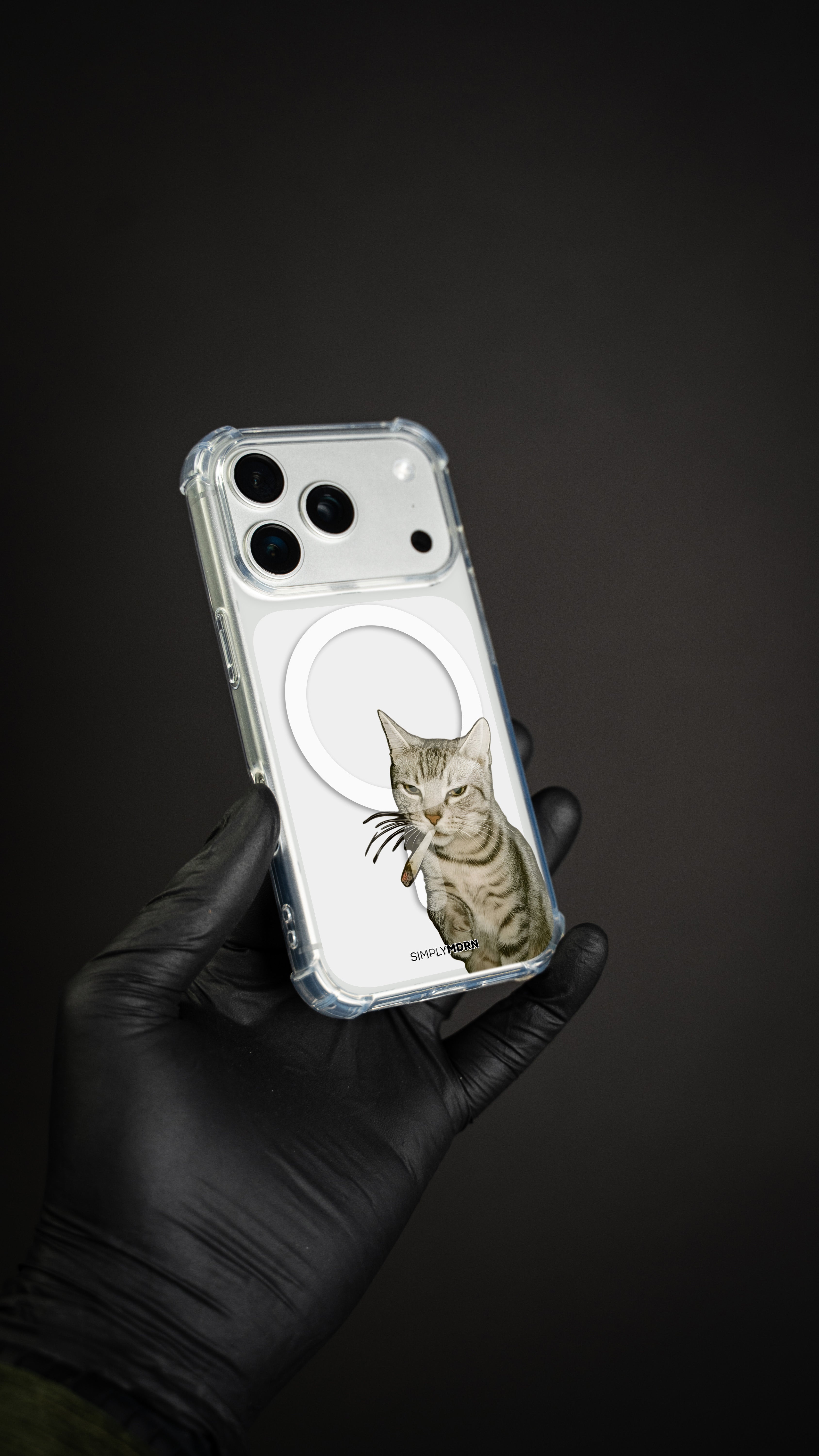 SMOKEY KITTY [CLEAR MAGSAFE]