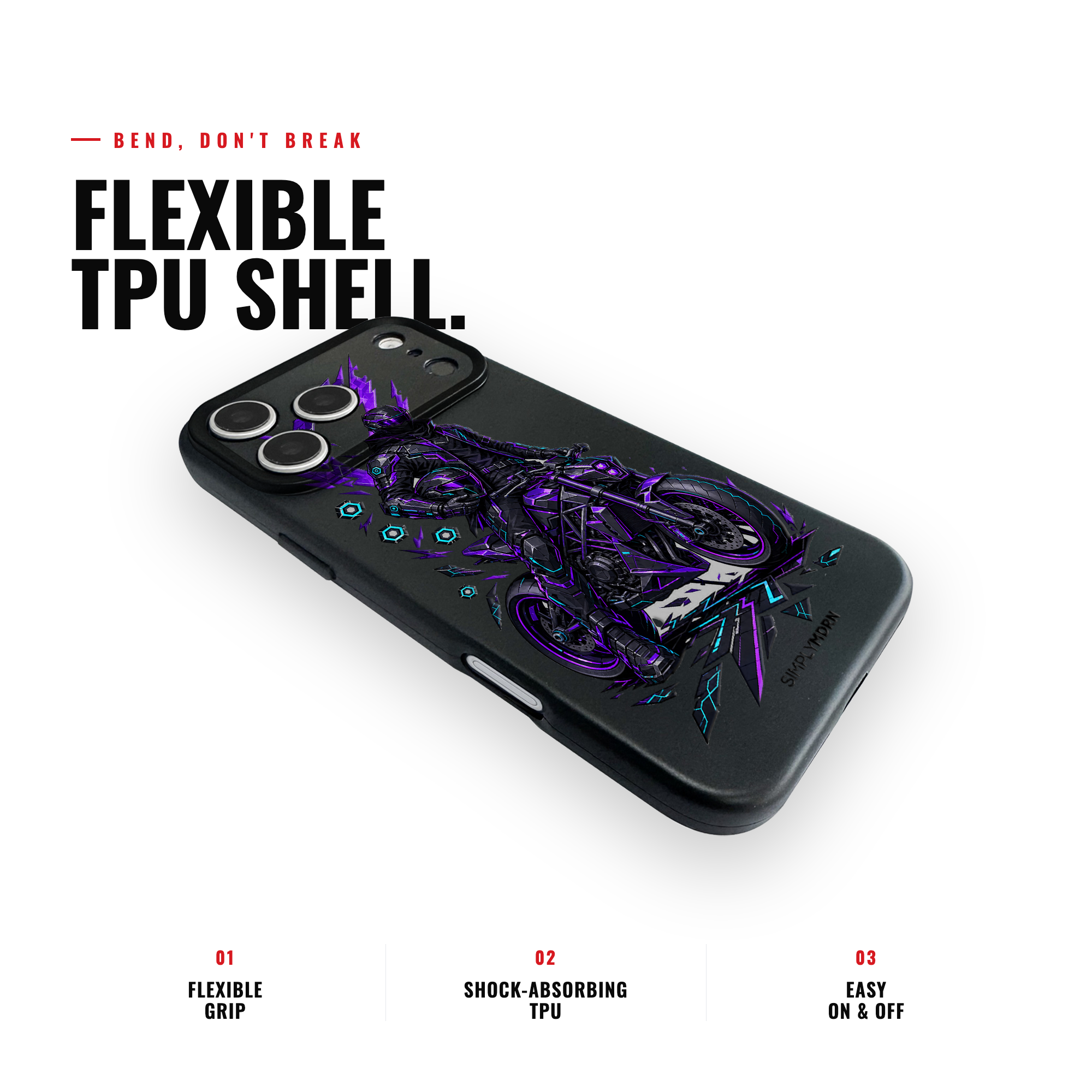 VIOLET CIRCUIT Slim [S2] iPhone case image 3