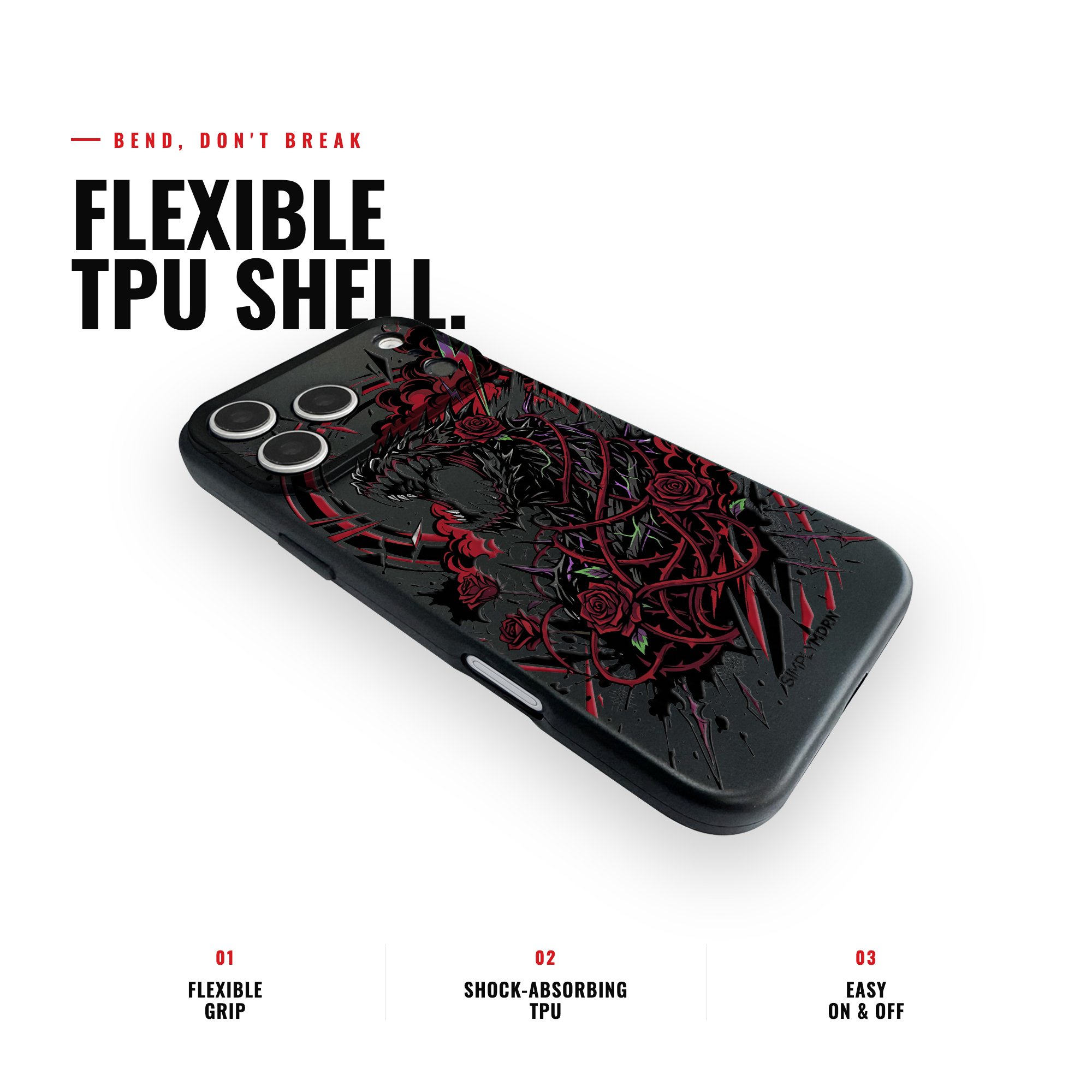VENOM ROSE Slim [S2] iPhone case image 3