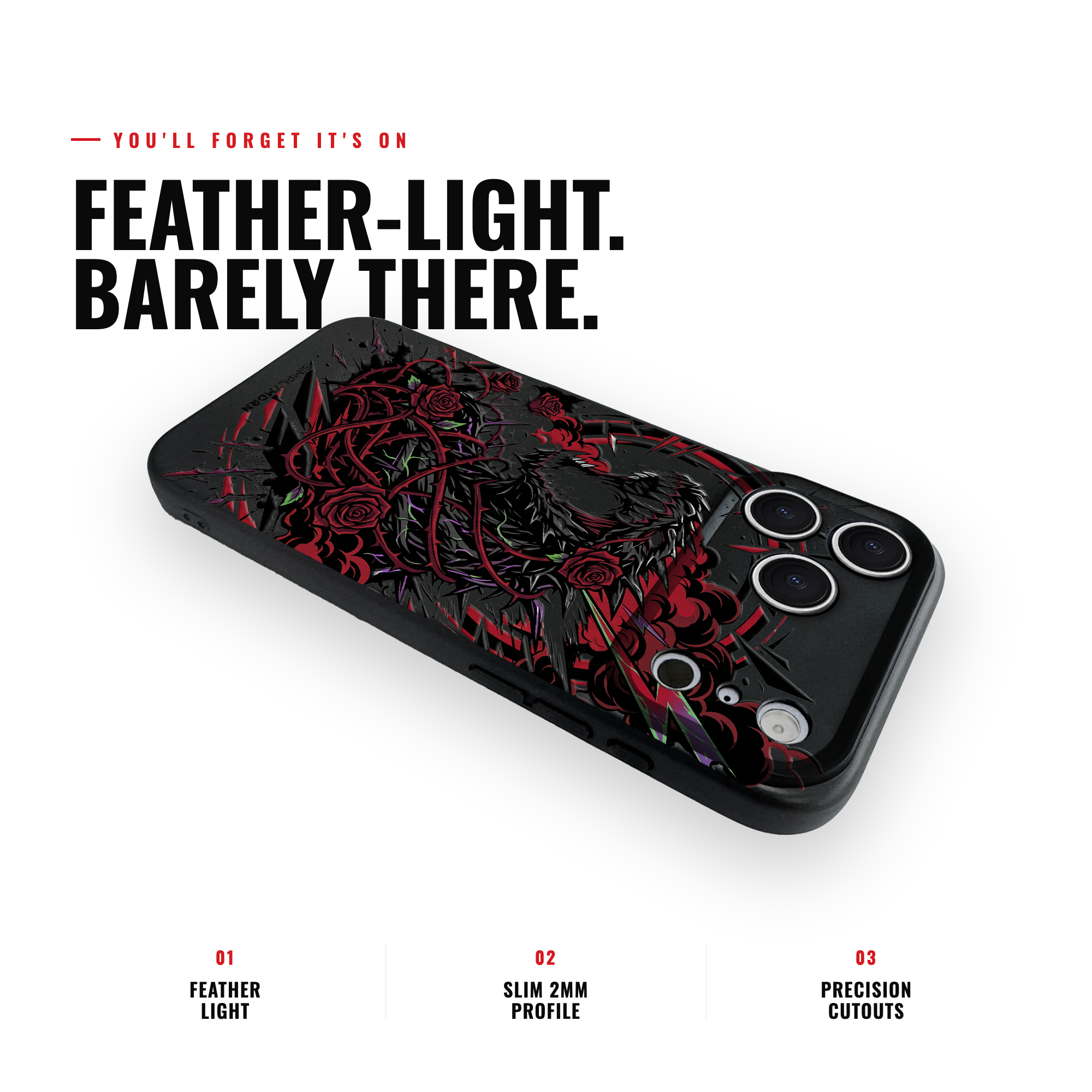 VENOMROSE01 Slim [S2] iPhone case image 6