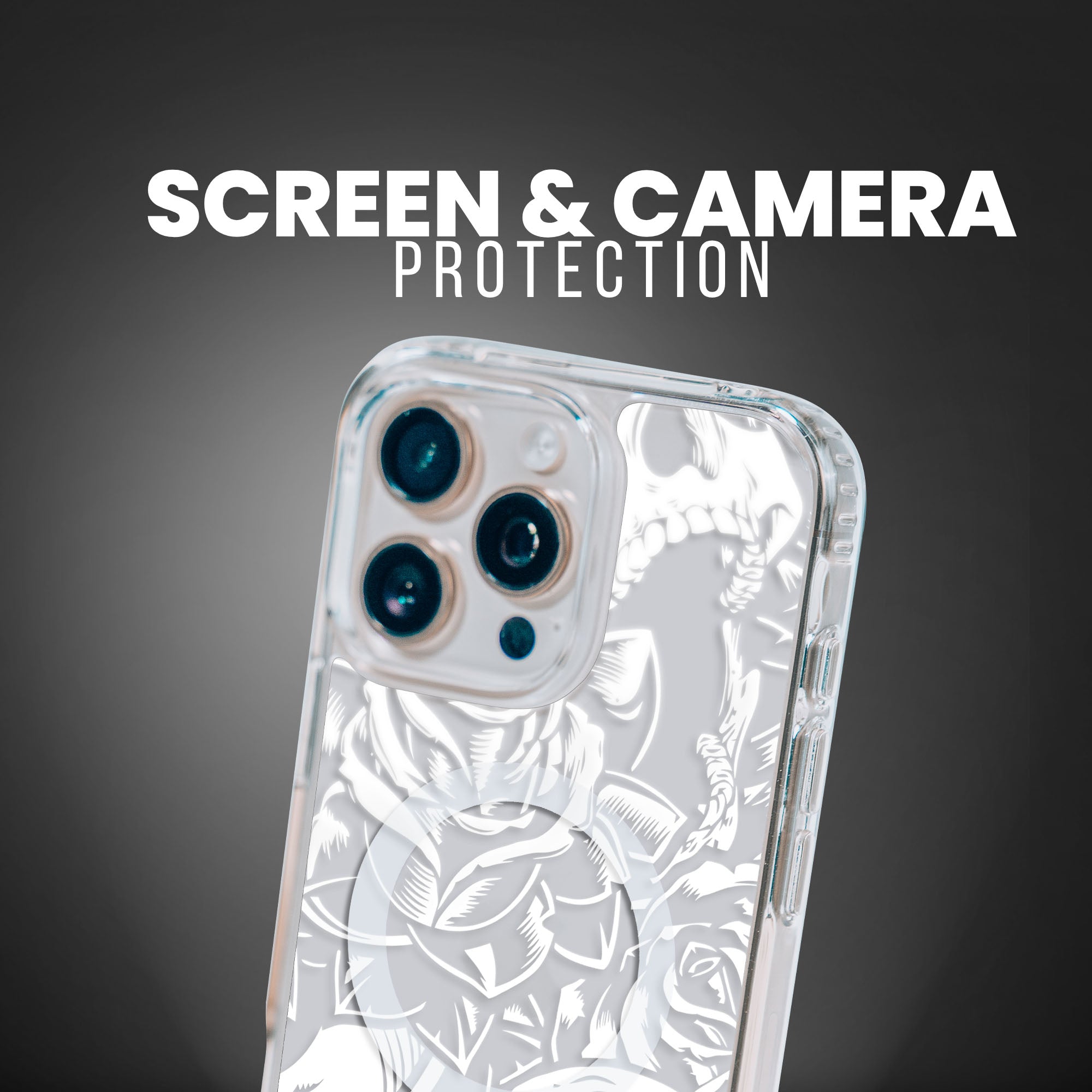 WHITE ROSE [CLEAR MAGSAFE]