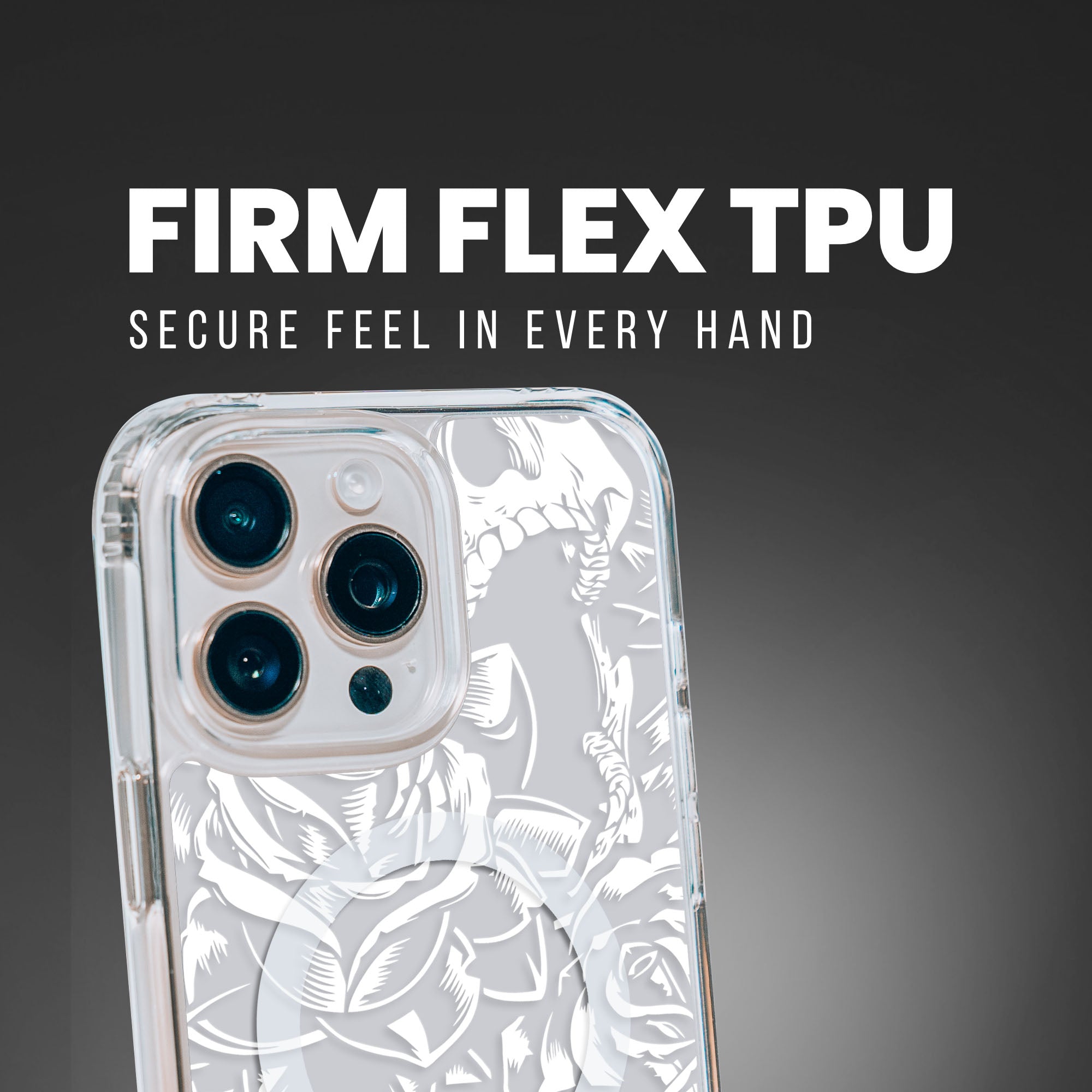 WHITE ROSE [CLEAR MAGSAFE]