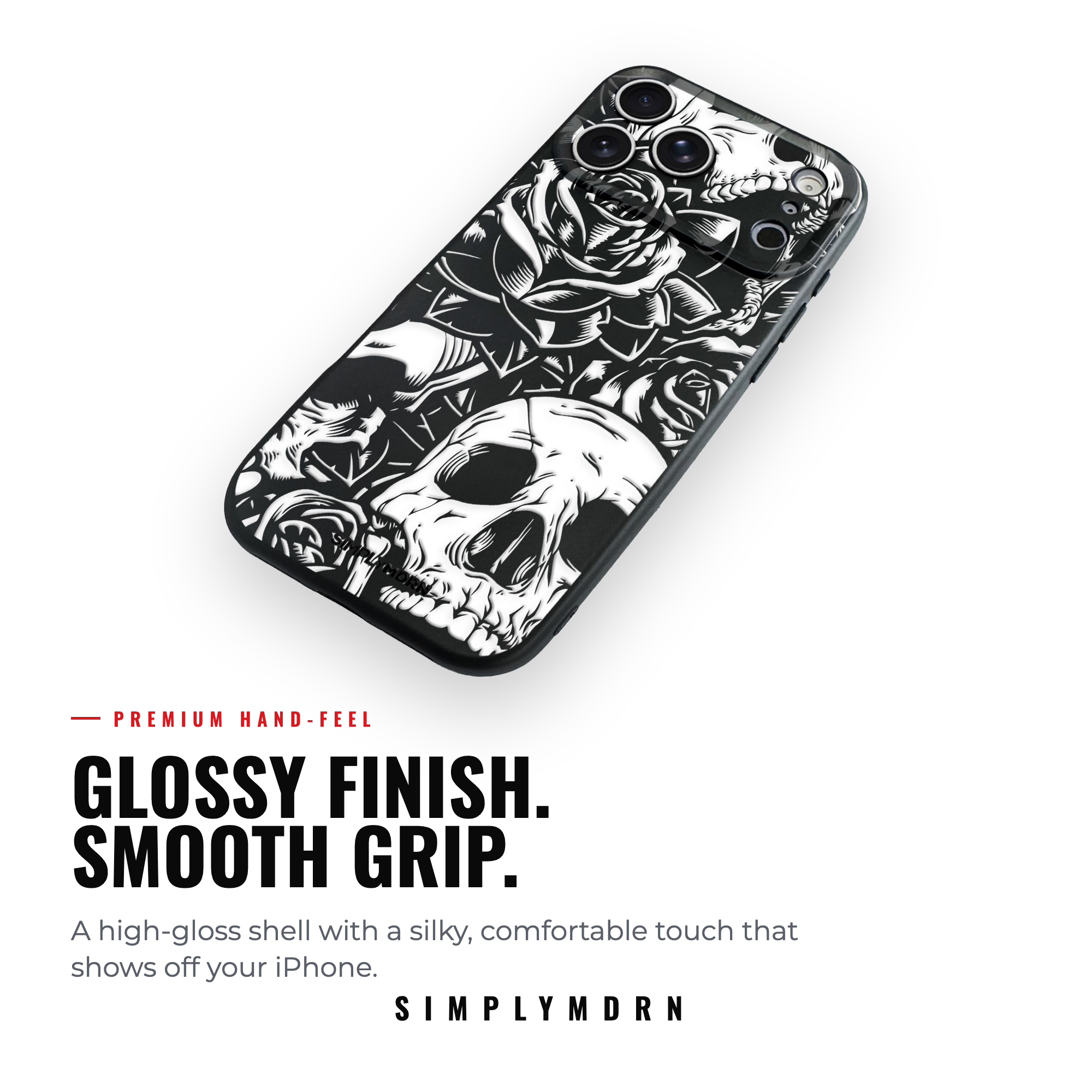 WHITE ROSE Slim [S2] iPhone case image 7