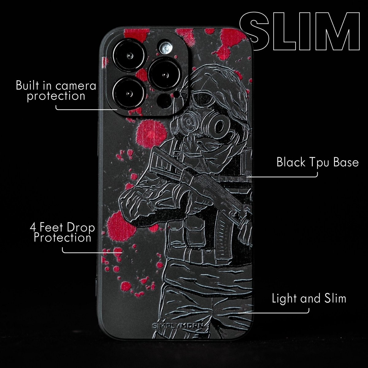 CORPORAL SLIM iPhone Case