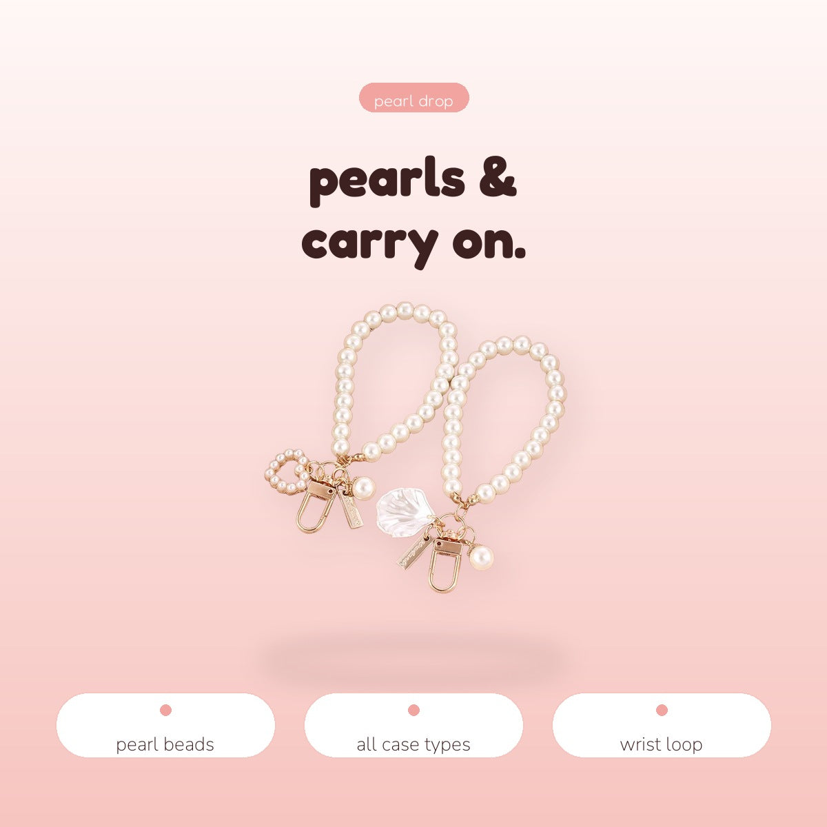 SIMPLYBUBBI Pearl Wrist Loop Strap - Image 3
