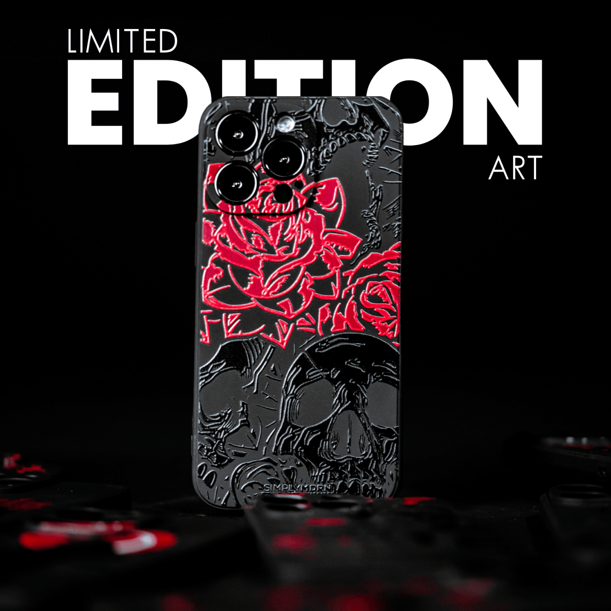 DARK ROSE Slim iPhone Case