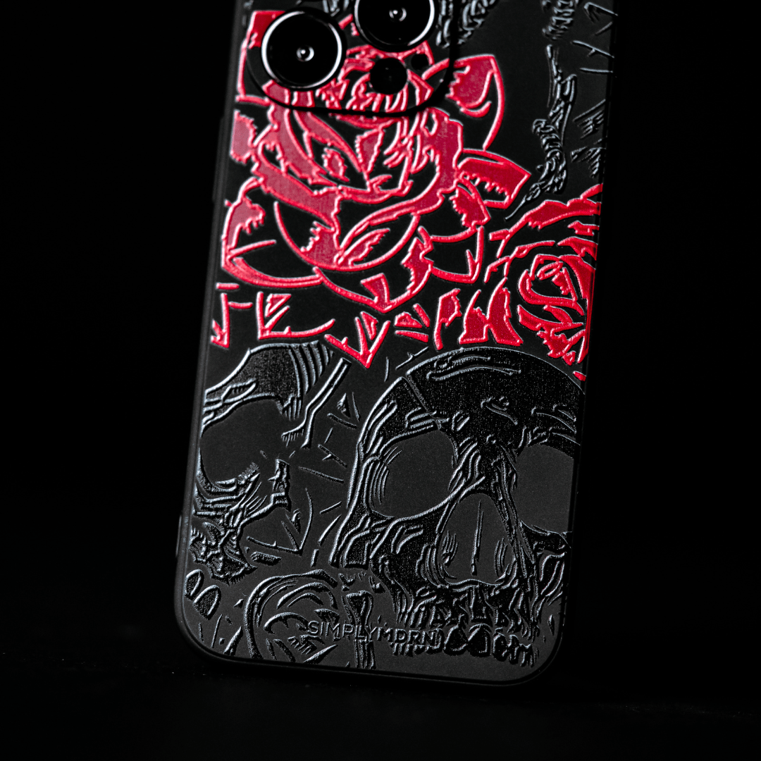 DARK ROSE Slim iPhone Case