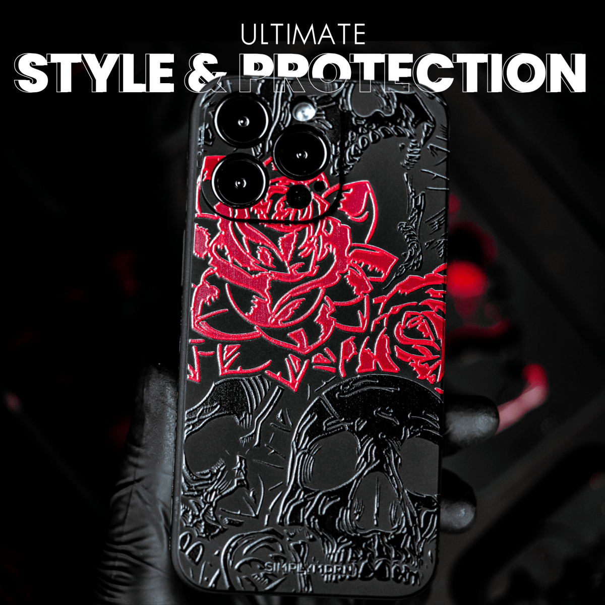 DARK ROSE Slim iPhone Case