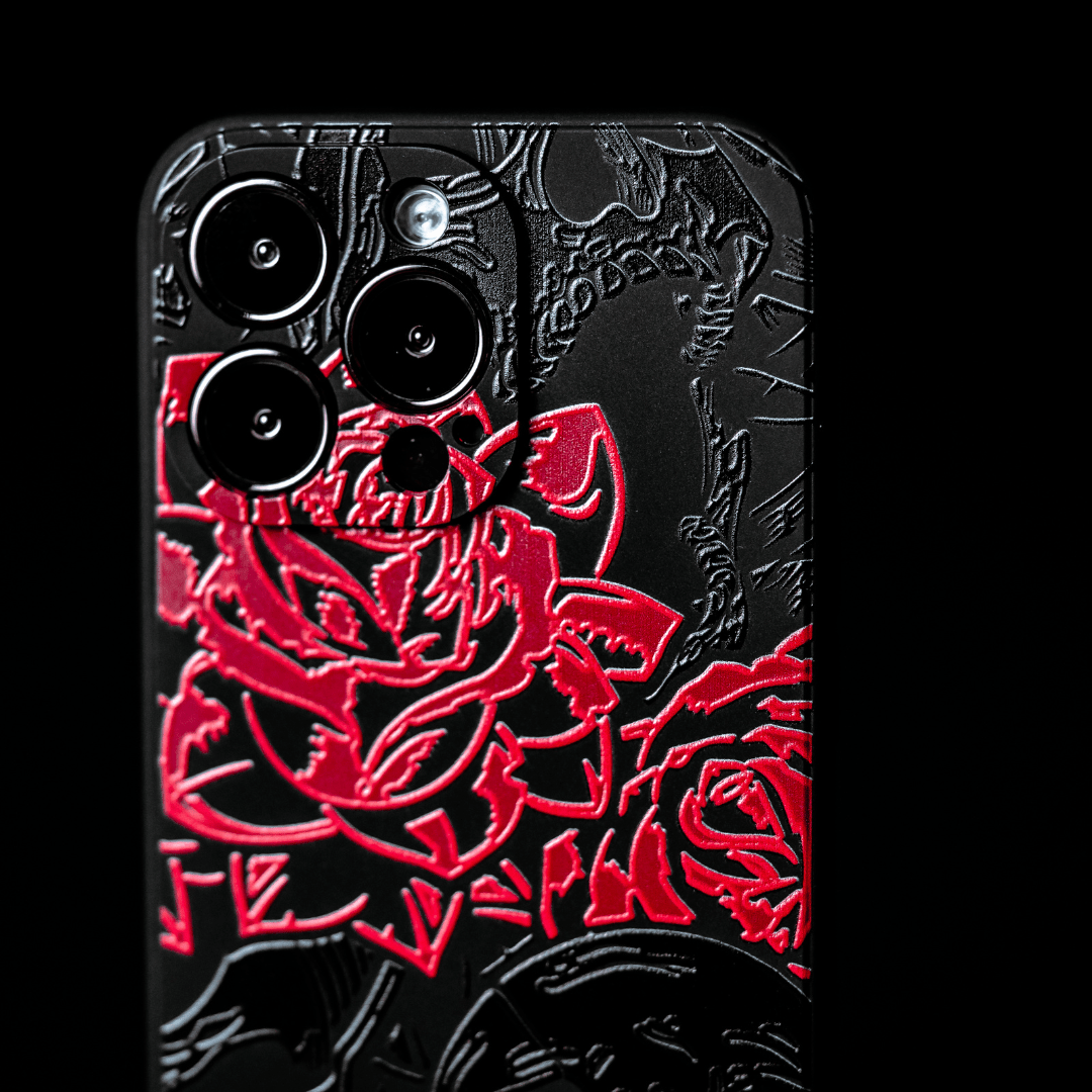 DARK ROSE Slim iPhone Case