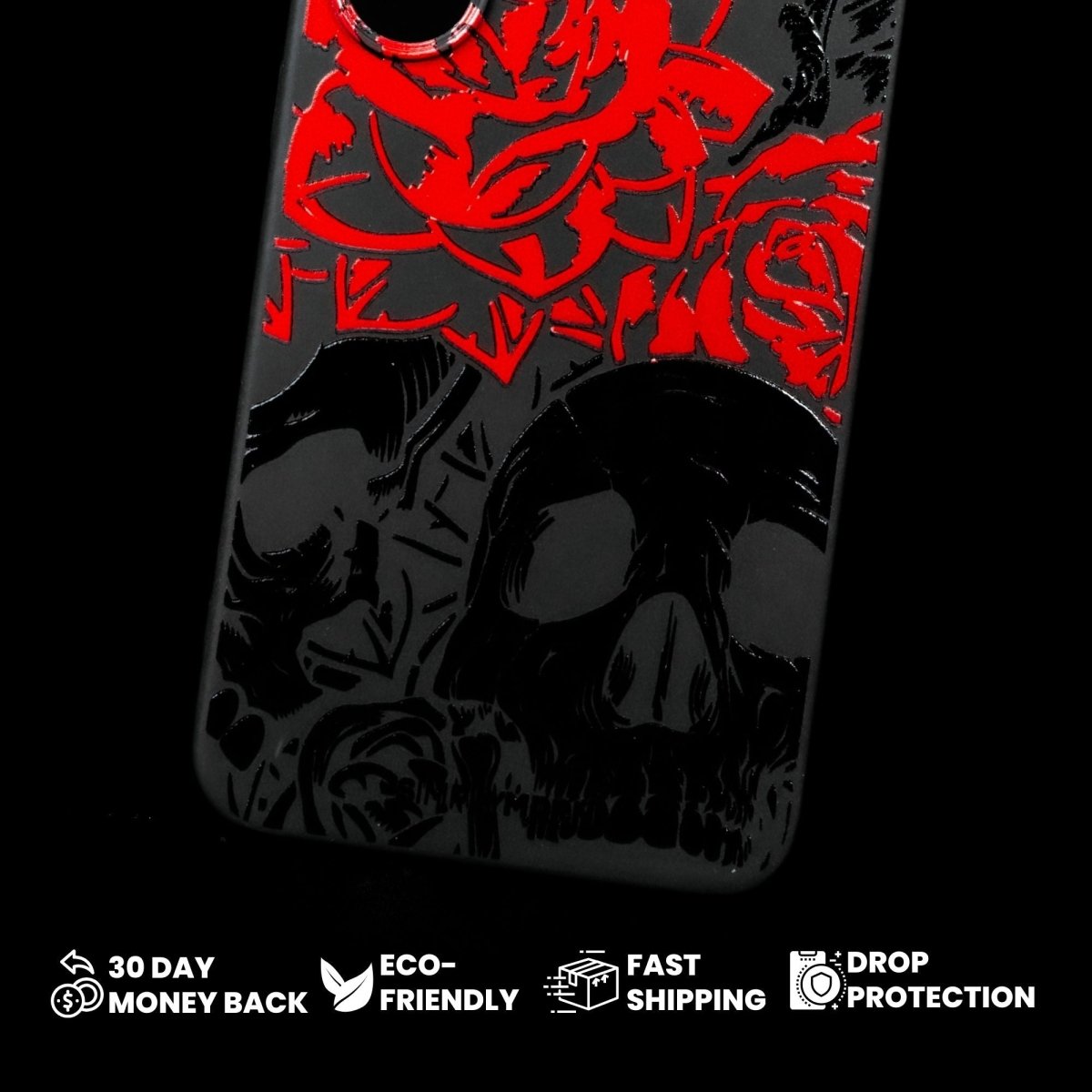 DARK ROSE Slim Android case