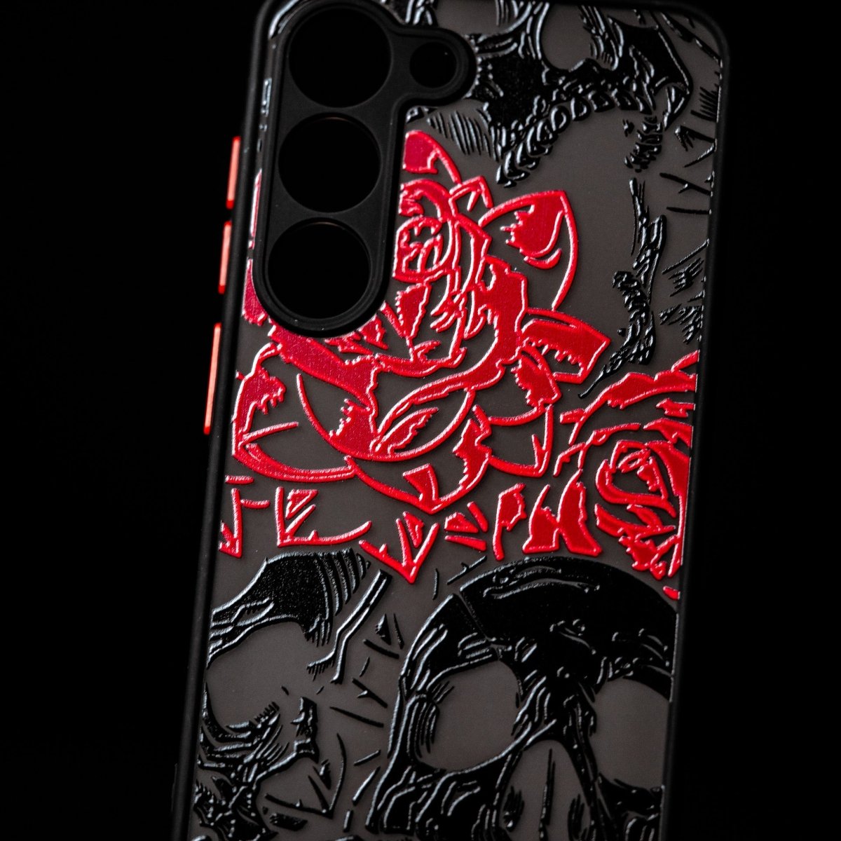 DARK ROSE Tough Android Case