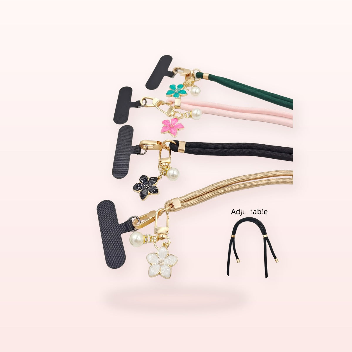 SIMPLYBUBBI Flower Adjustable Crossbody Strap - Image 1