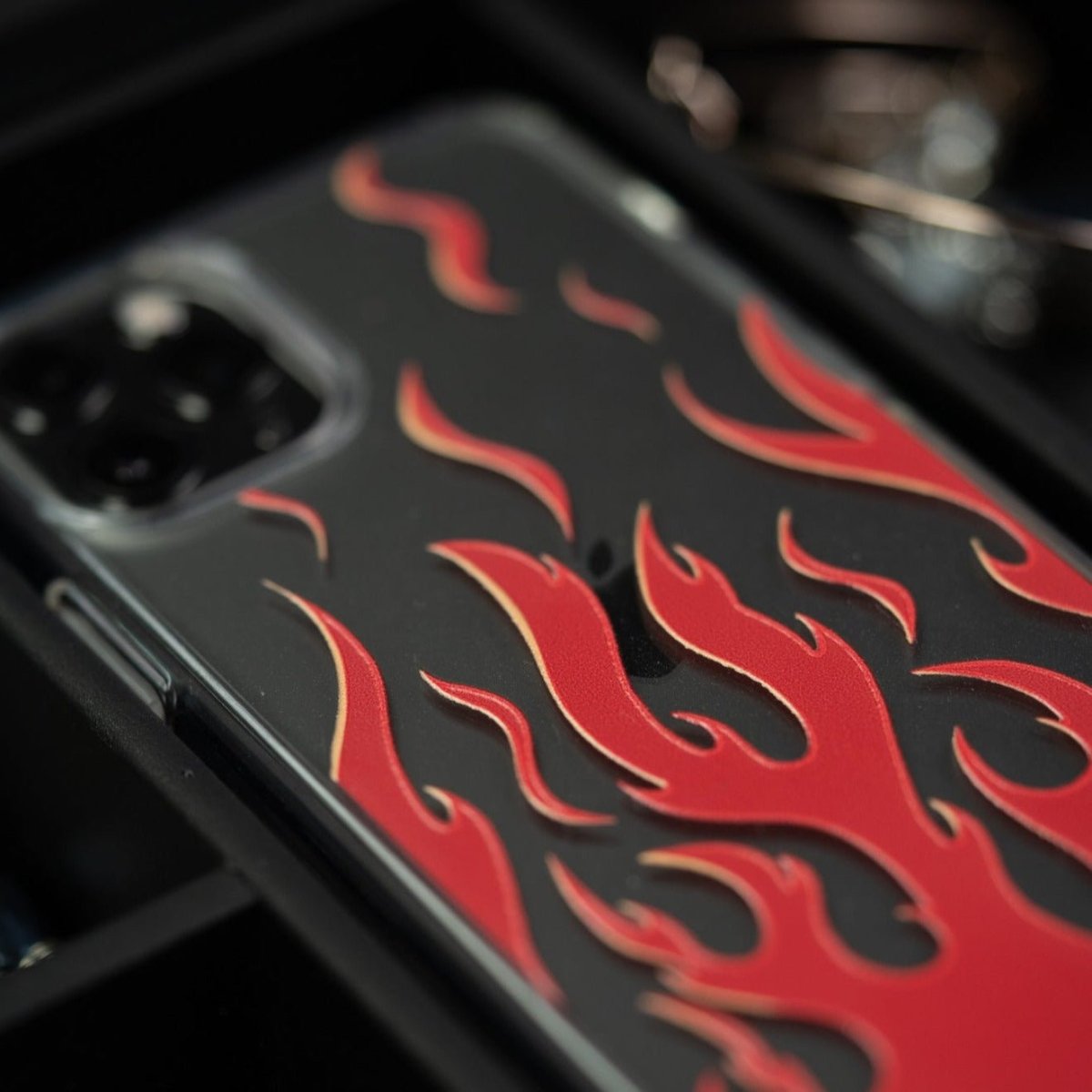 FLAMEZ Clear iPhone Case