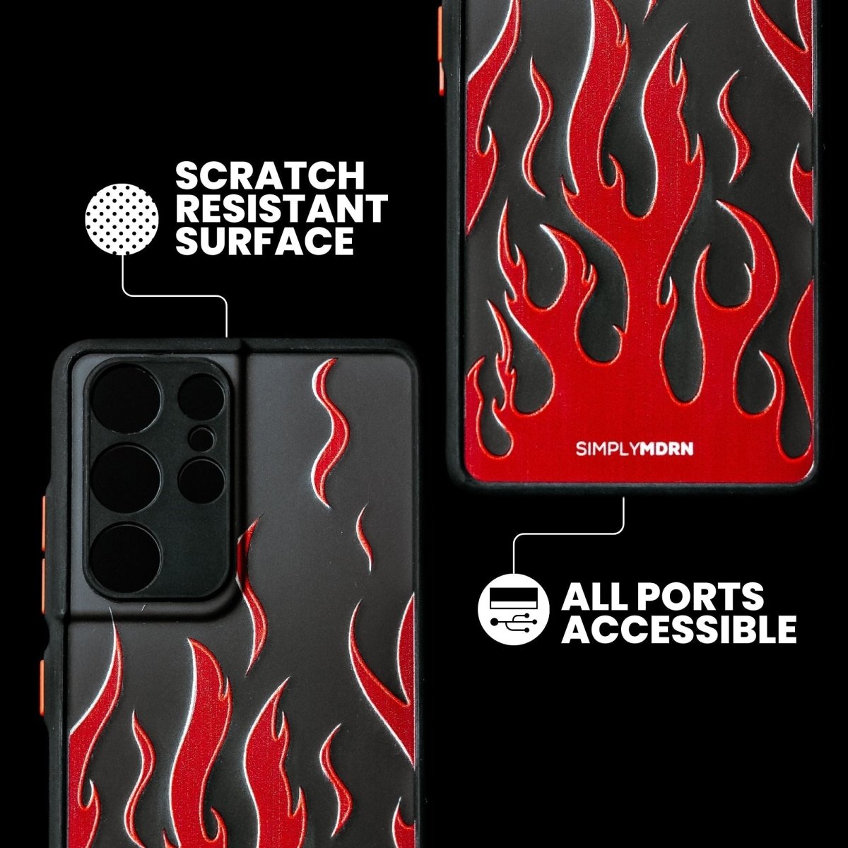 FLAMEZ Tough Android Case