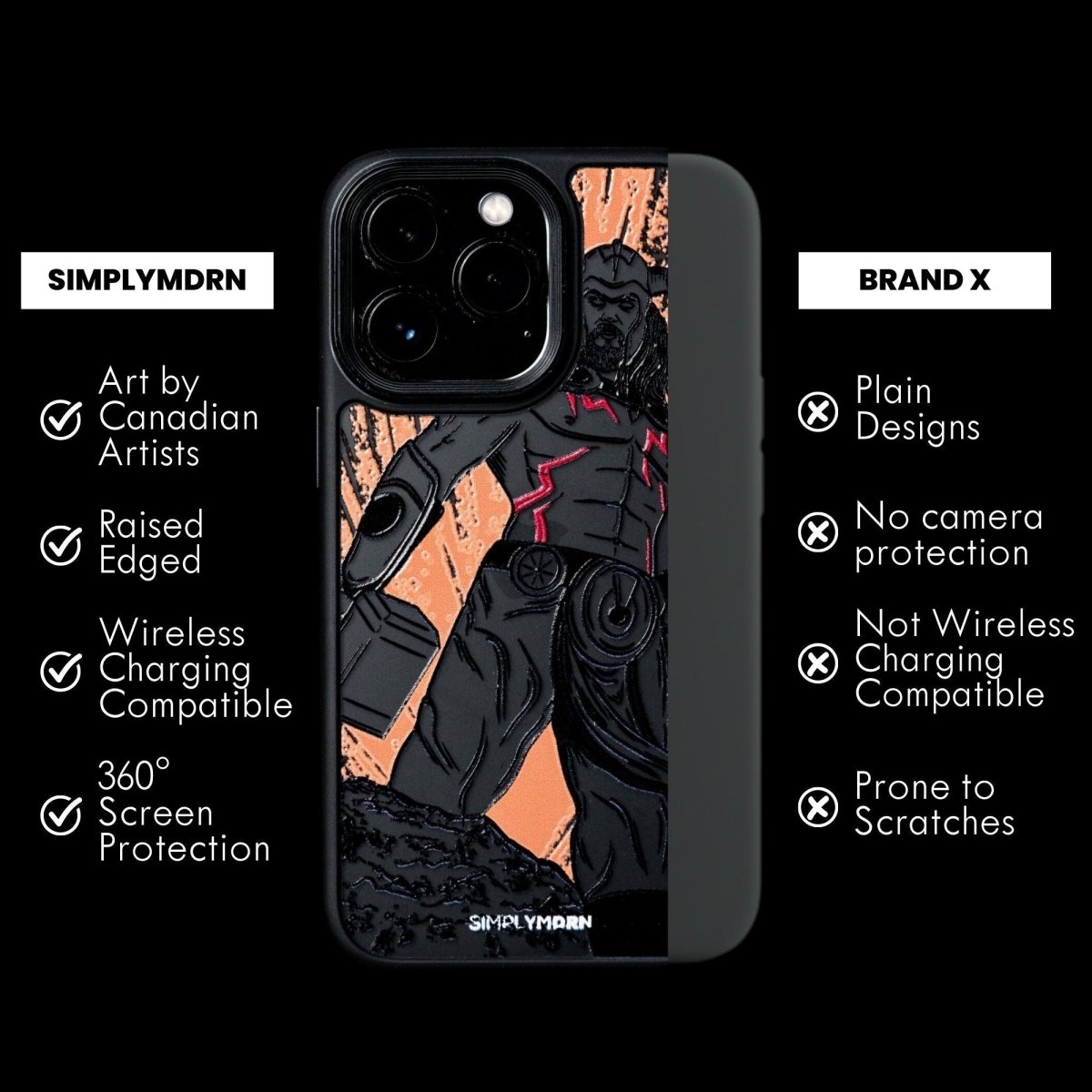 GOD OF THUNDER Tough iPhone case