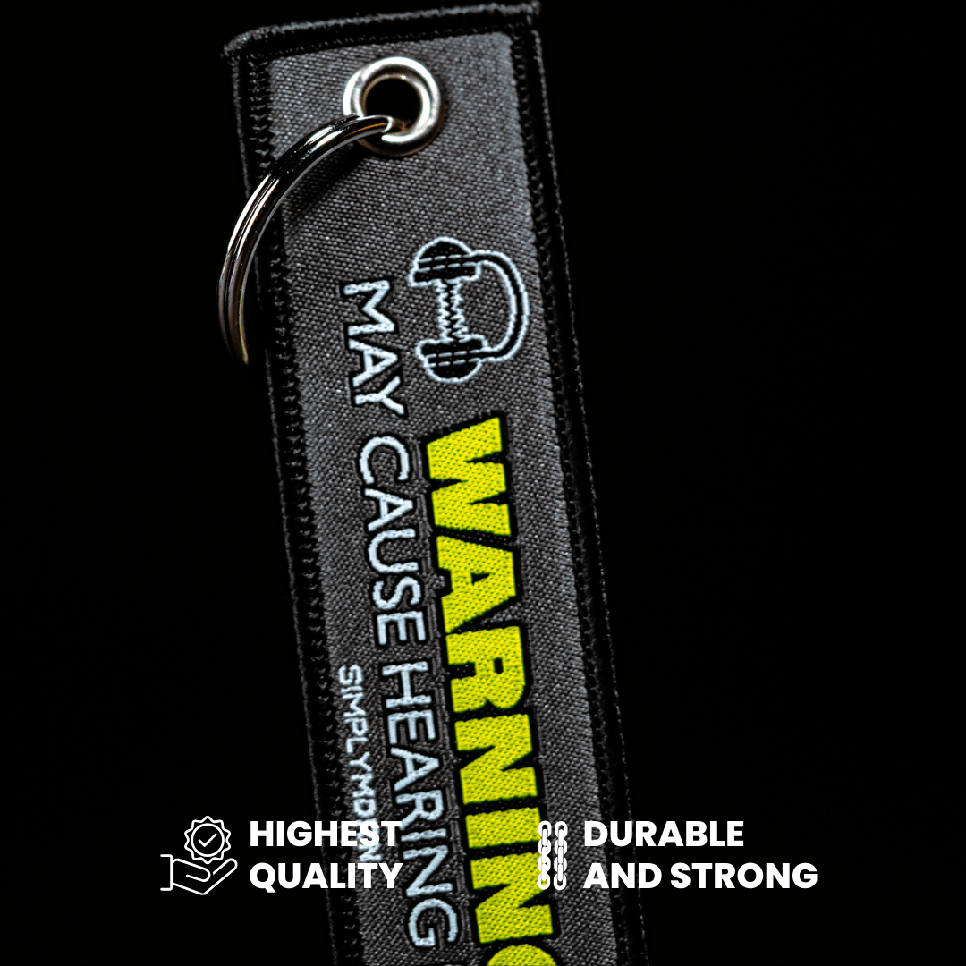 LOUD AF Personalized Keychain