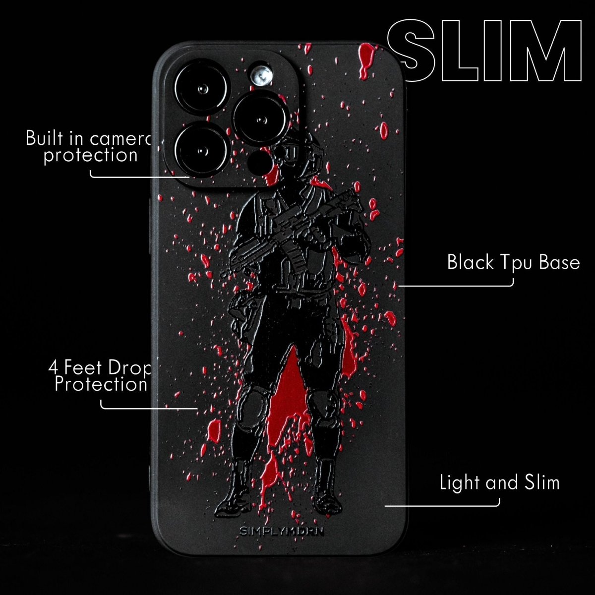 PSYCHOTIC SLIM iPhone Case