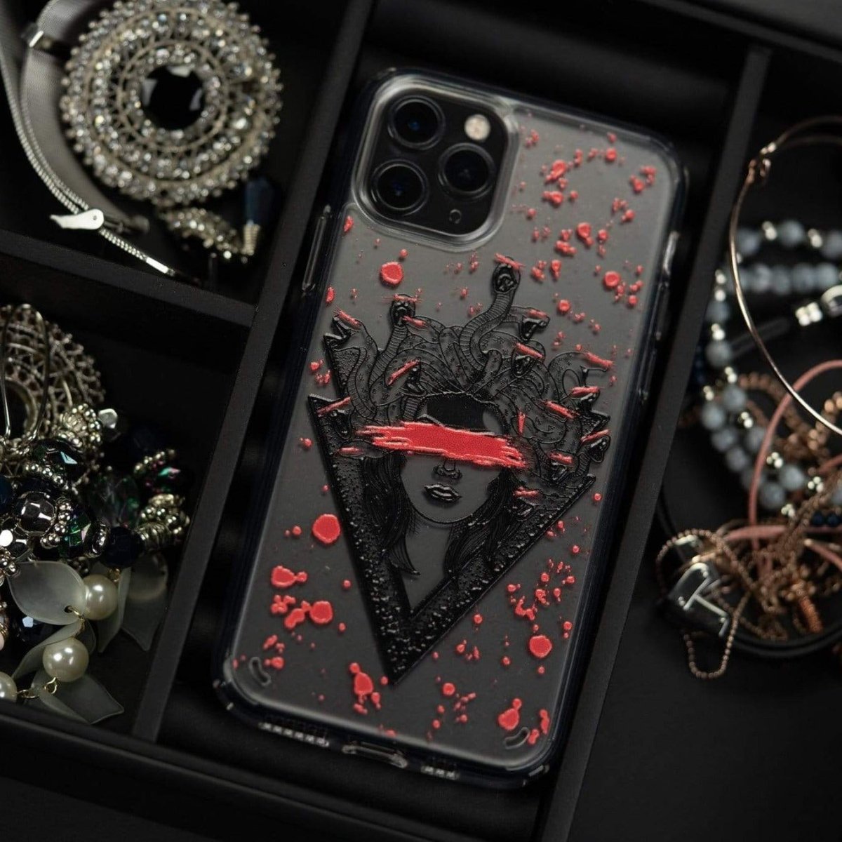 SLASHED Clear iPhone case