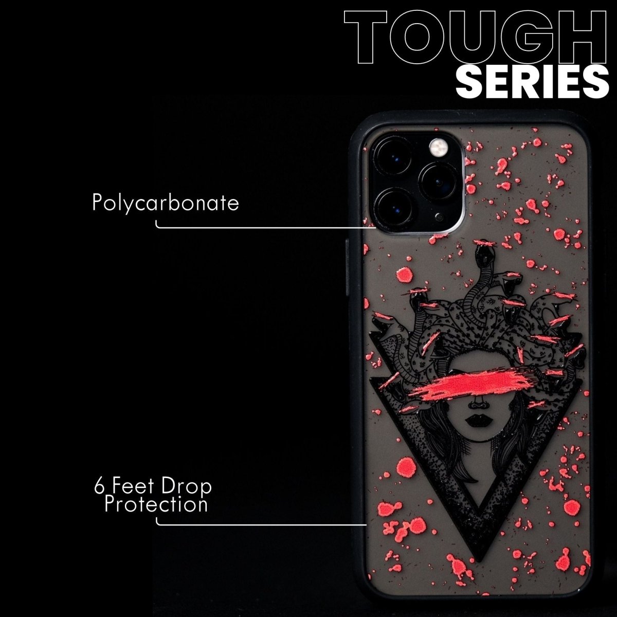 SLASHED Tough iPhone case