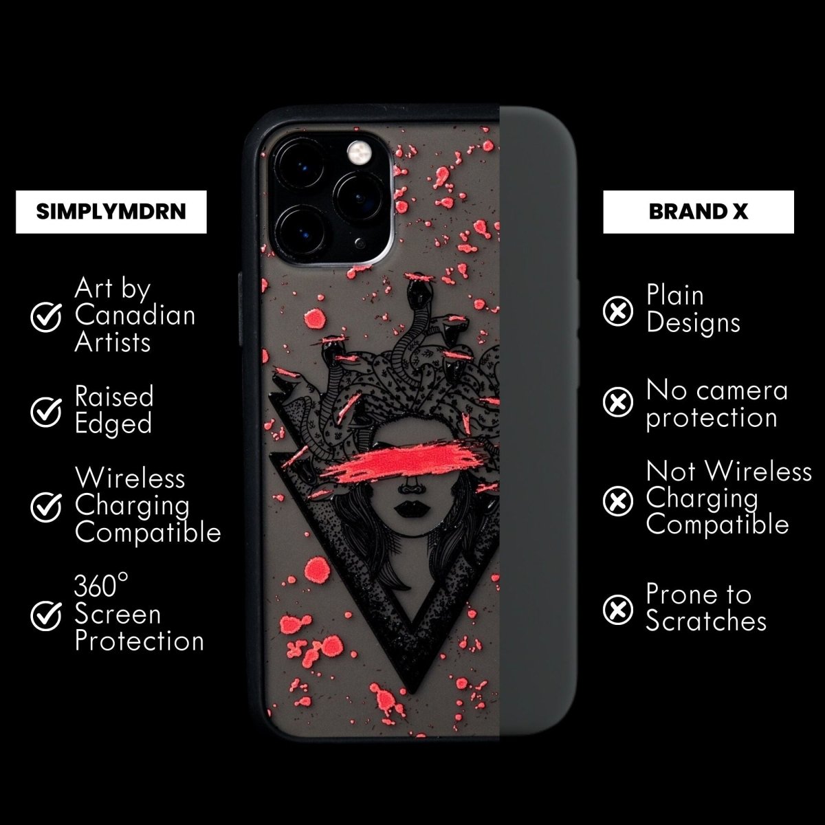 SLASHED Tough iPhone case