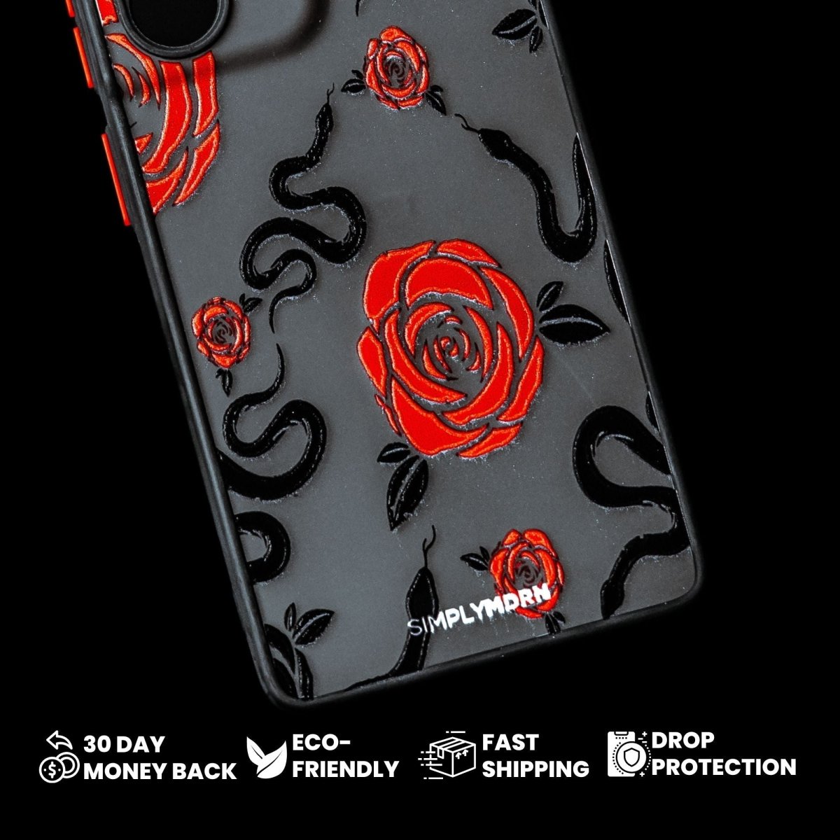 SNAKES & ROSES Tough Android Case