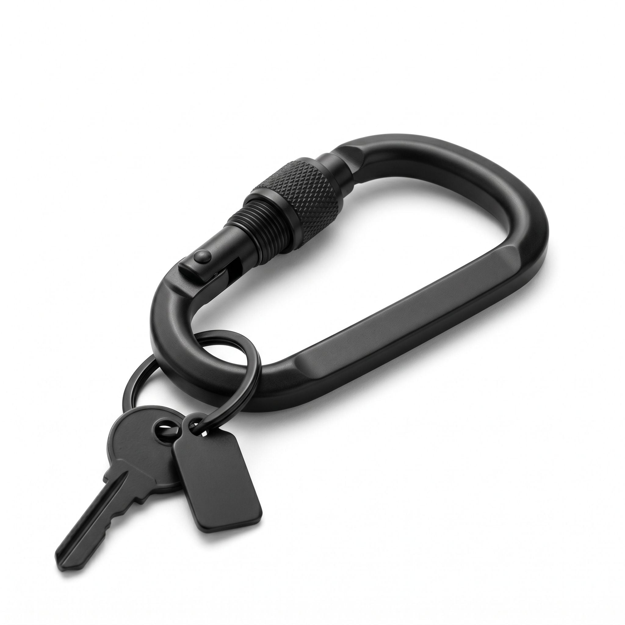 Titanium Micro-Carabiner Keychain — Hero