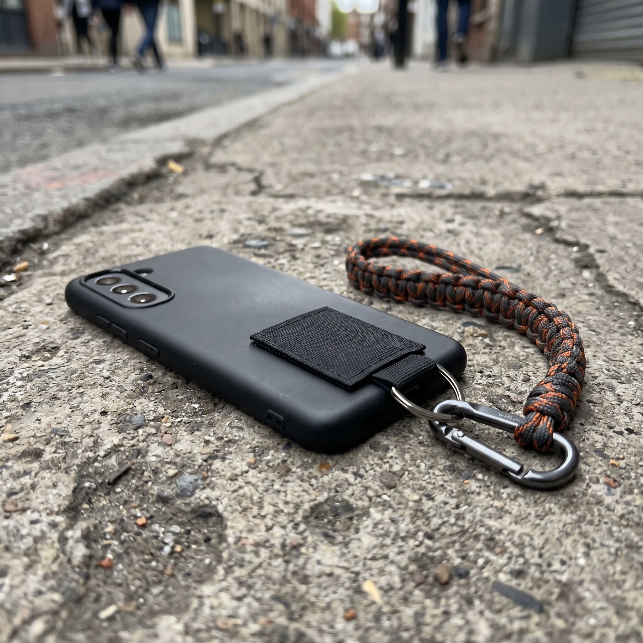 Braided Paracord Lanyard + Swivel Clip — Lifestyle