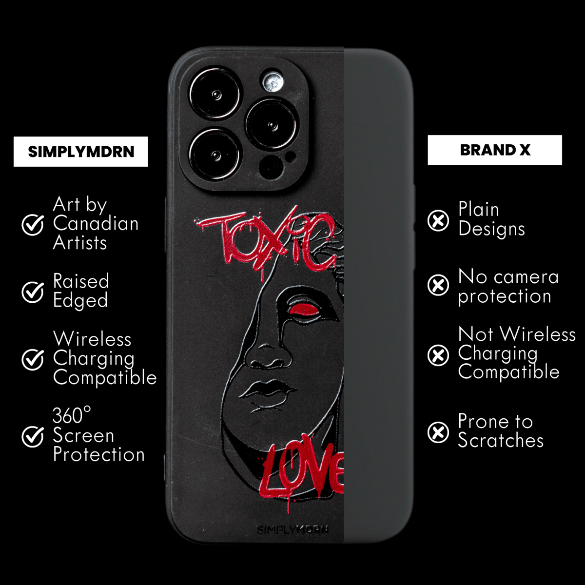 TOXIC LOVE Slim iPhone Case