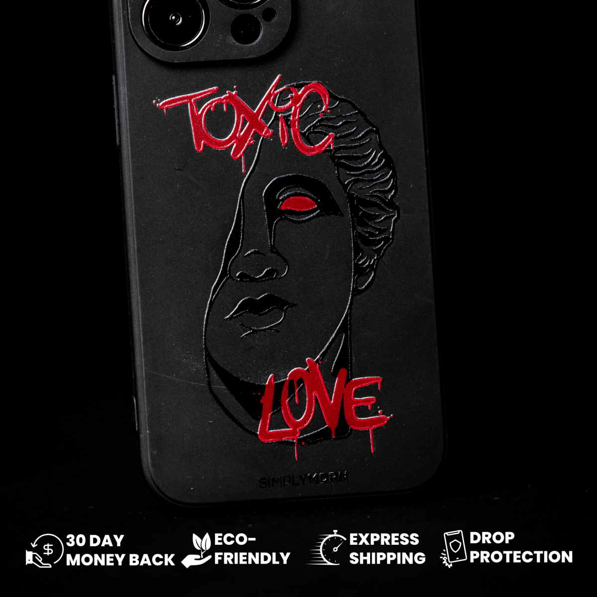 TOXIC LOVE Slim iPhone Case