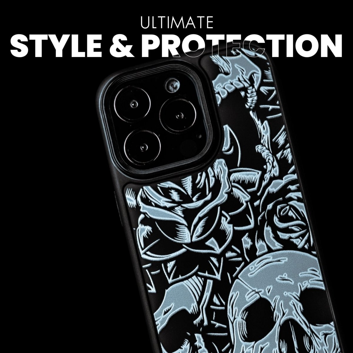 WHITE ROSE Tough iPhone Case