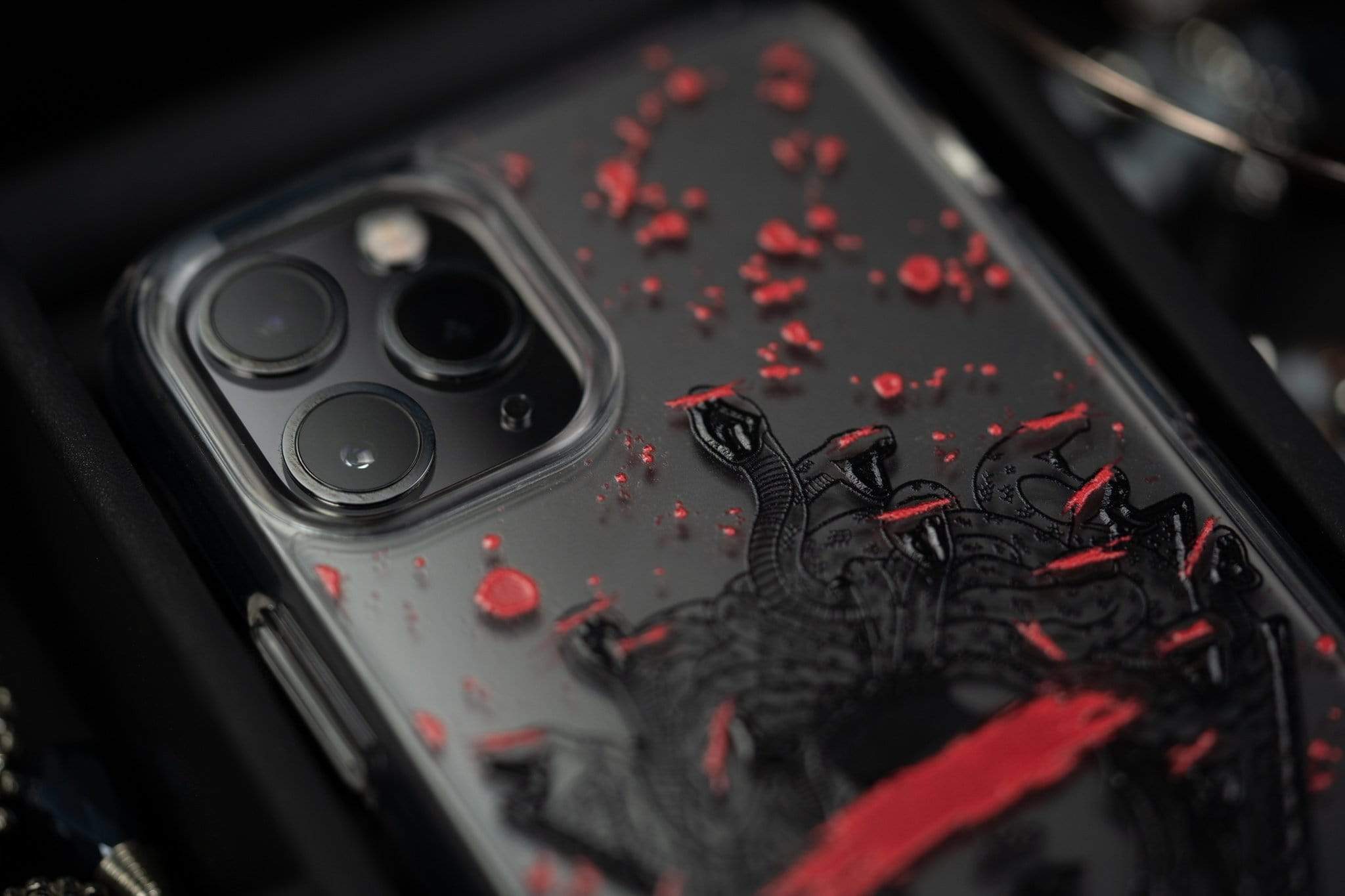 SLASHED Clear iPhone case