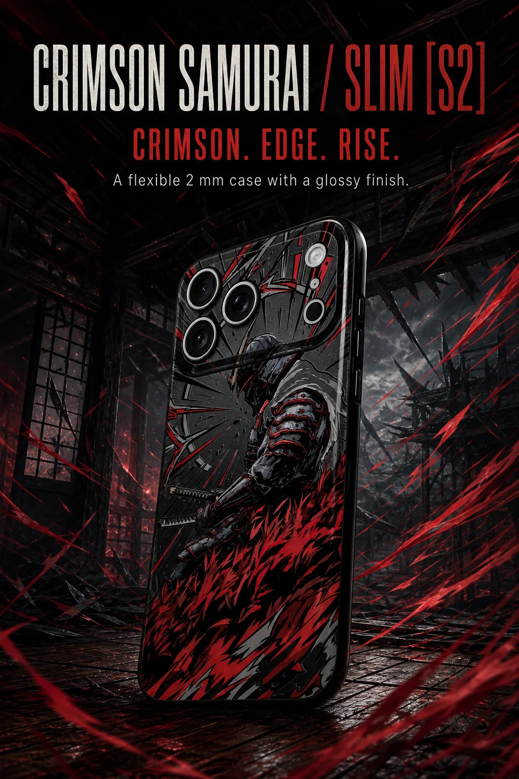 CRIMSON SAMURAI | SLIM [S2] product story panel 1
