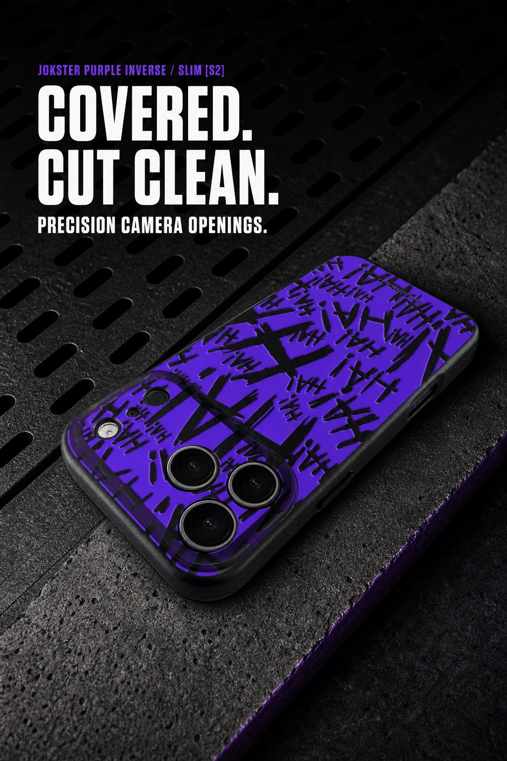 JOKSTER PURPLE INVERSE | SLIM [S2] product story panel 4
